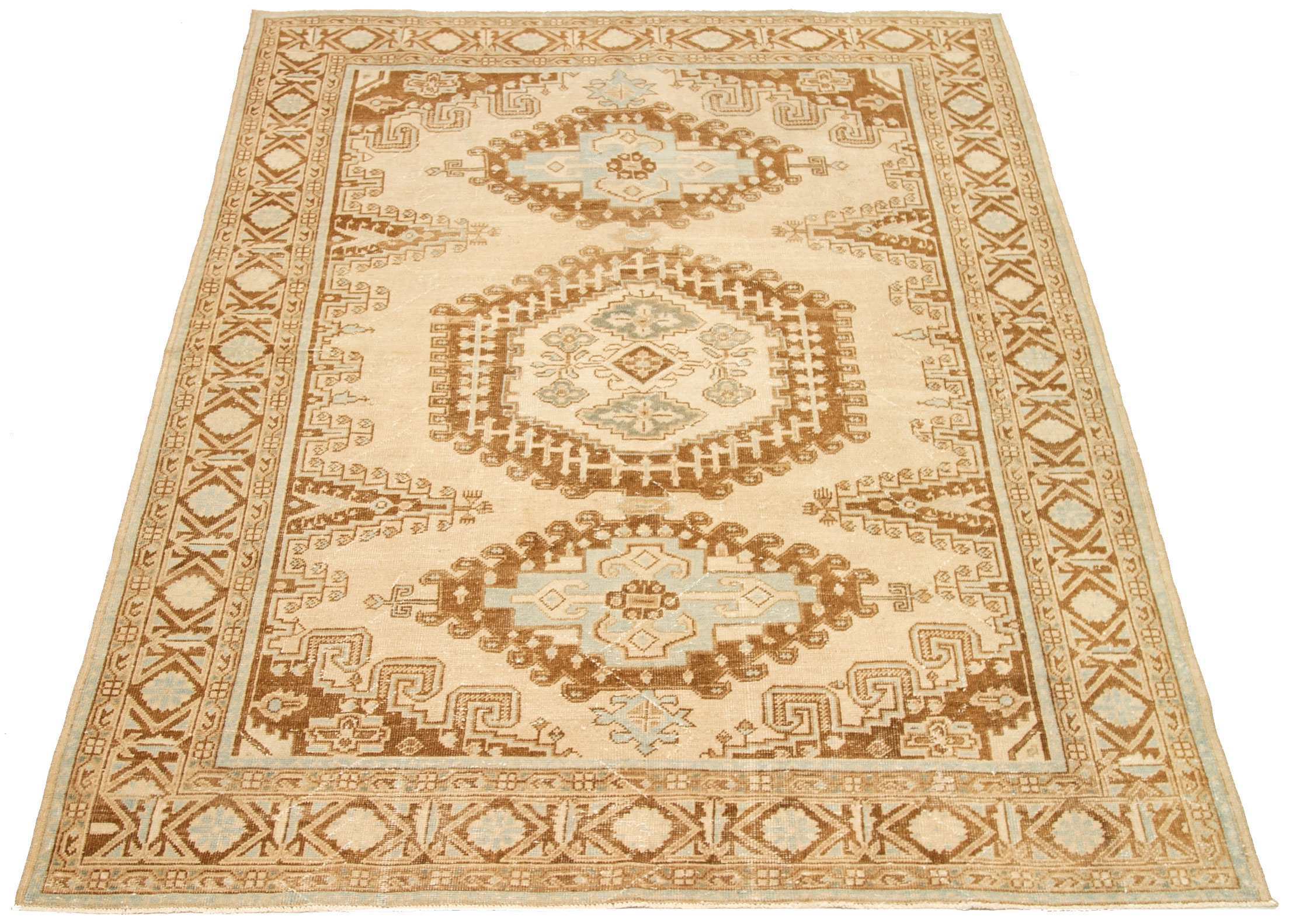 Thumbnail 15 for Antique Turkey Kars Traditional Rug 92691