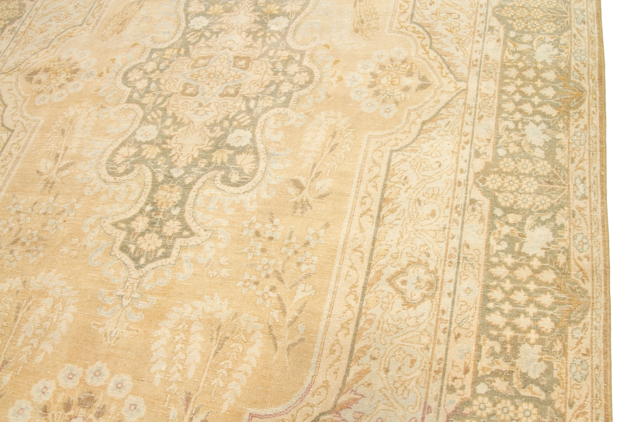 Thumbnail 3 for Antique Persian Tabriz Transitional Rug 92694