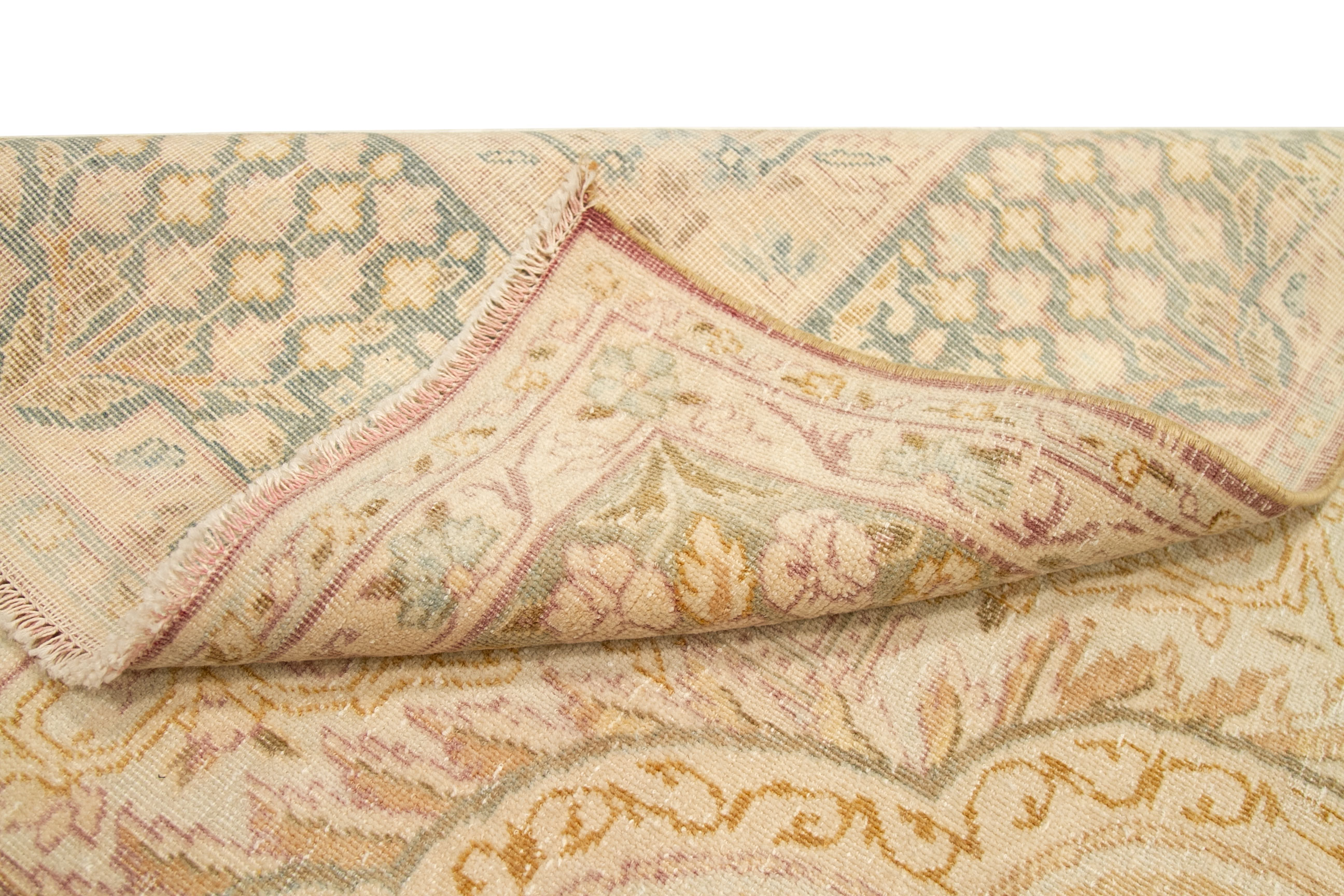 Thumbnail 4 for Antique Persian Tabriz Transitional Rug 92694