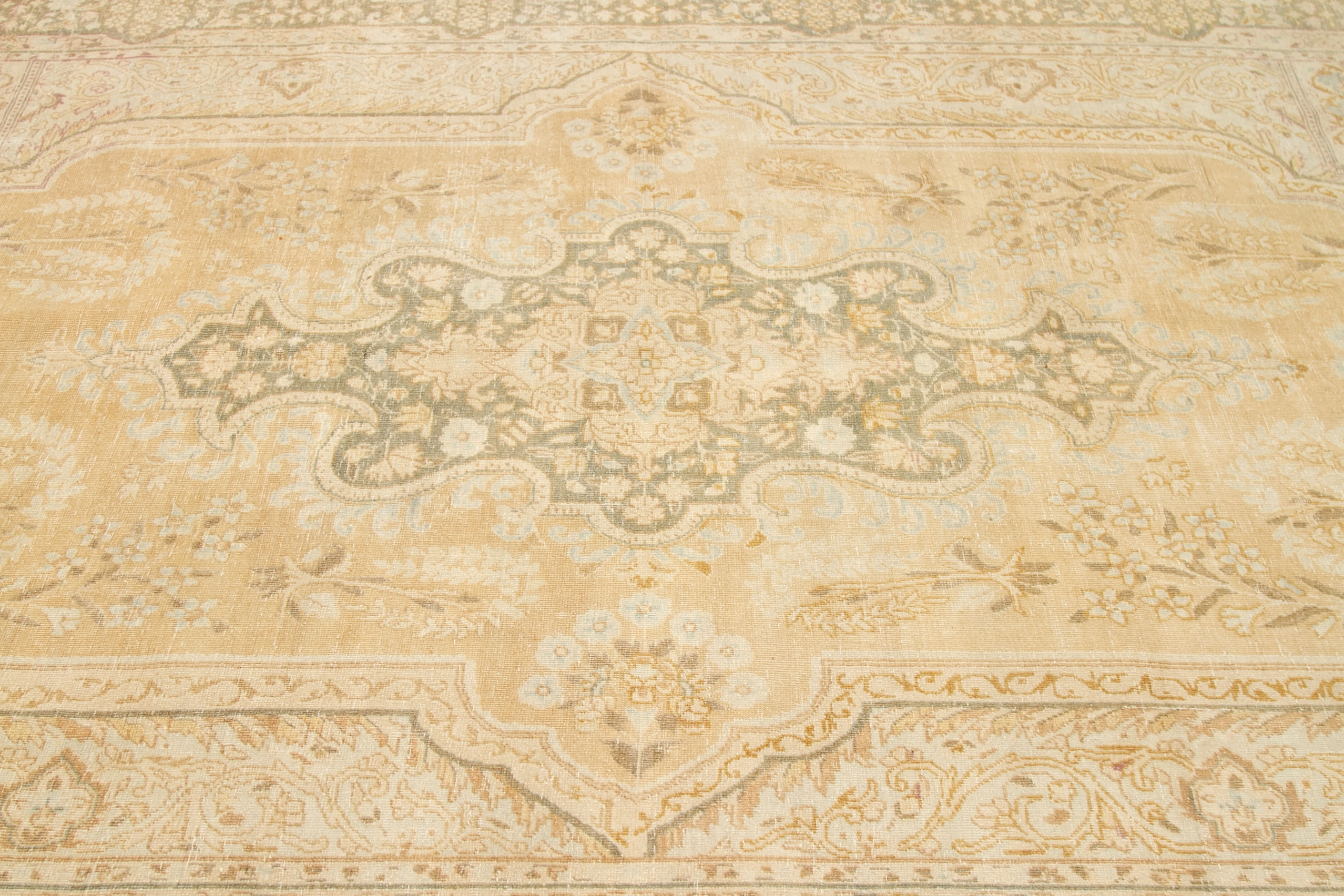 Thumbnail 2 for Antique Persian Tabriz Transitional Rug 92694