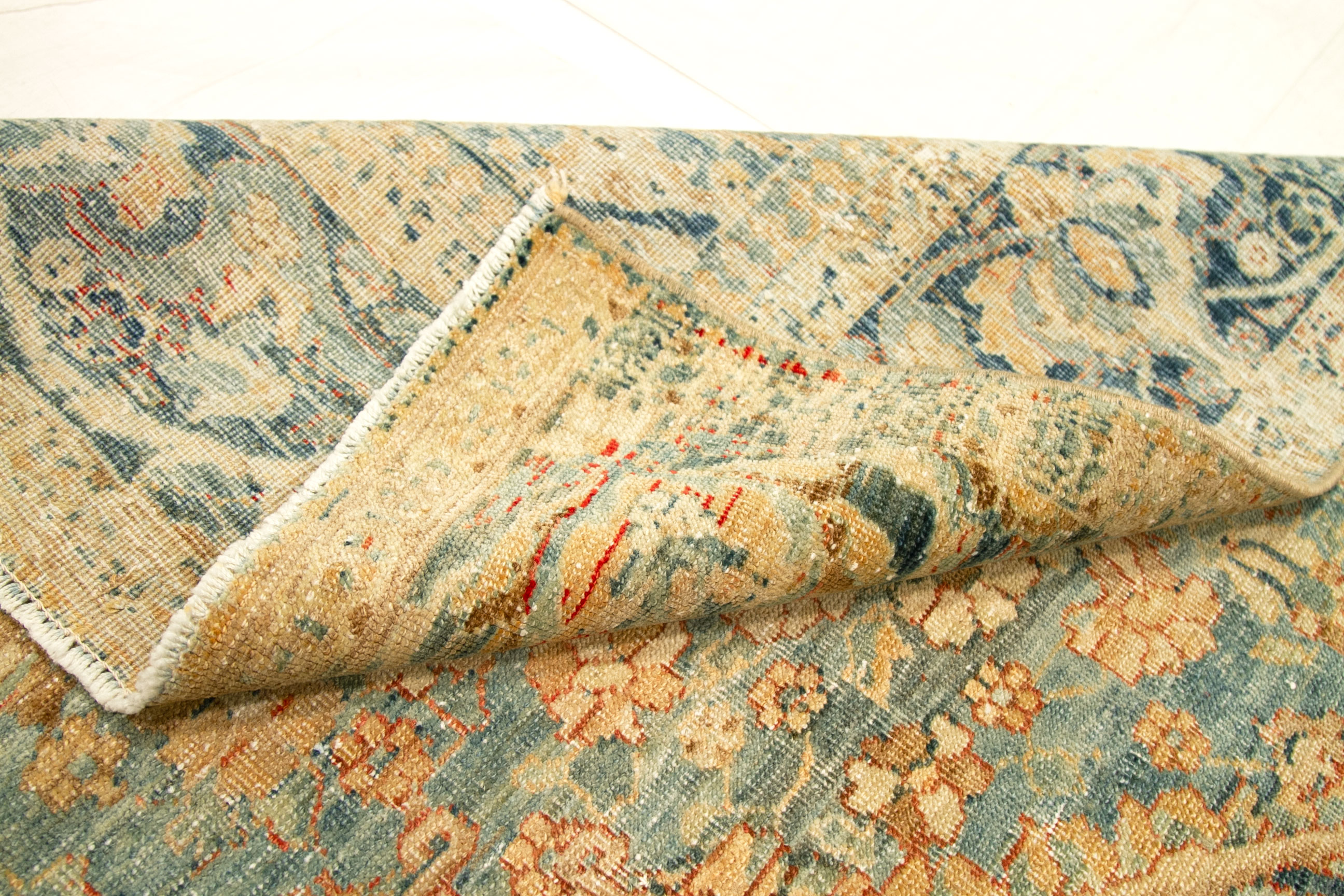 Thumbnail 5 for Antique Persian Tabriz Traditional Rug 92695