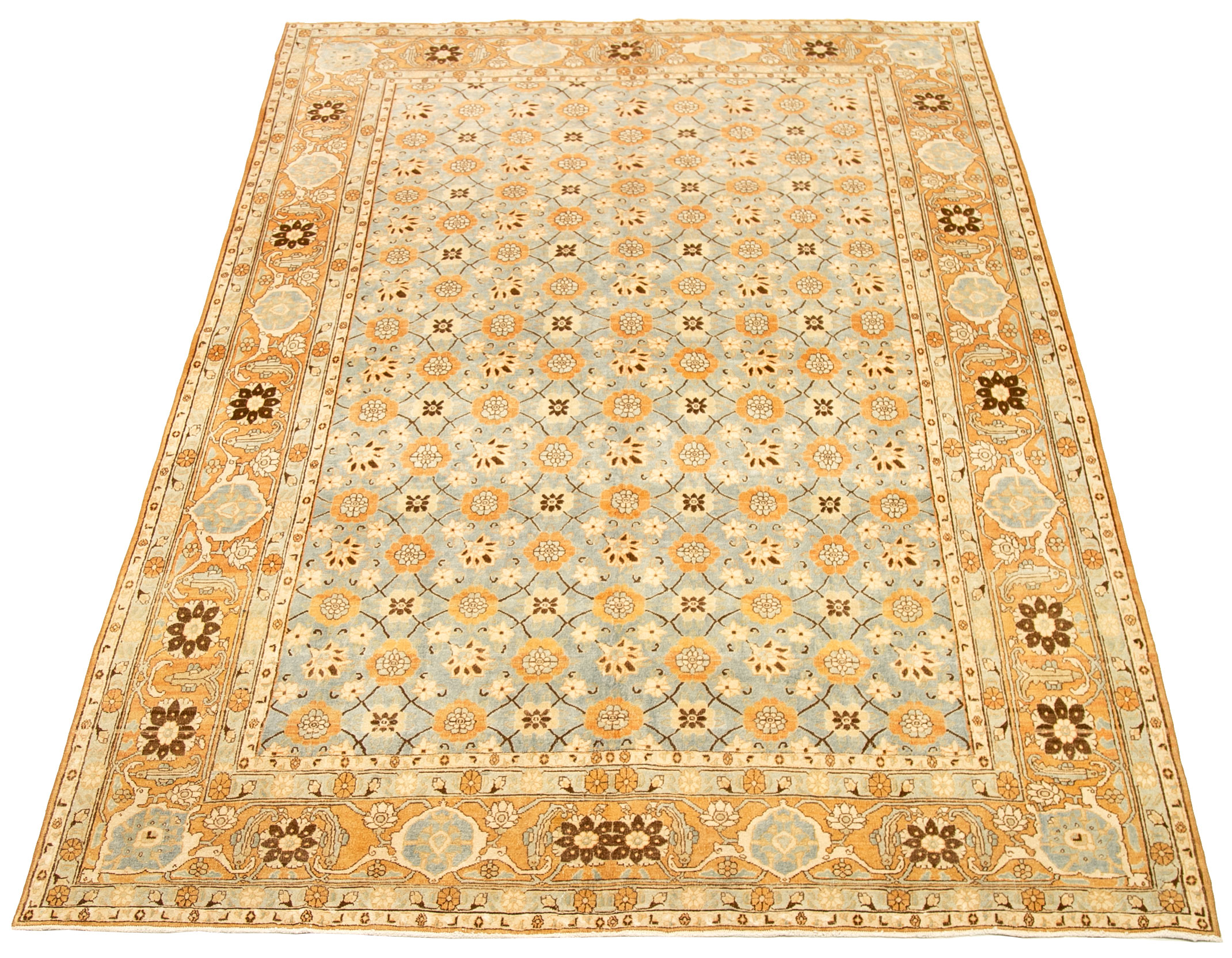 Thumbnail 6 for Antique Persian Tabriz Transitional Rug 92698