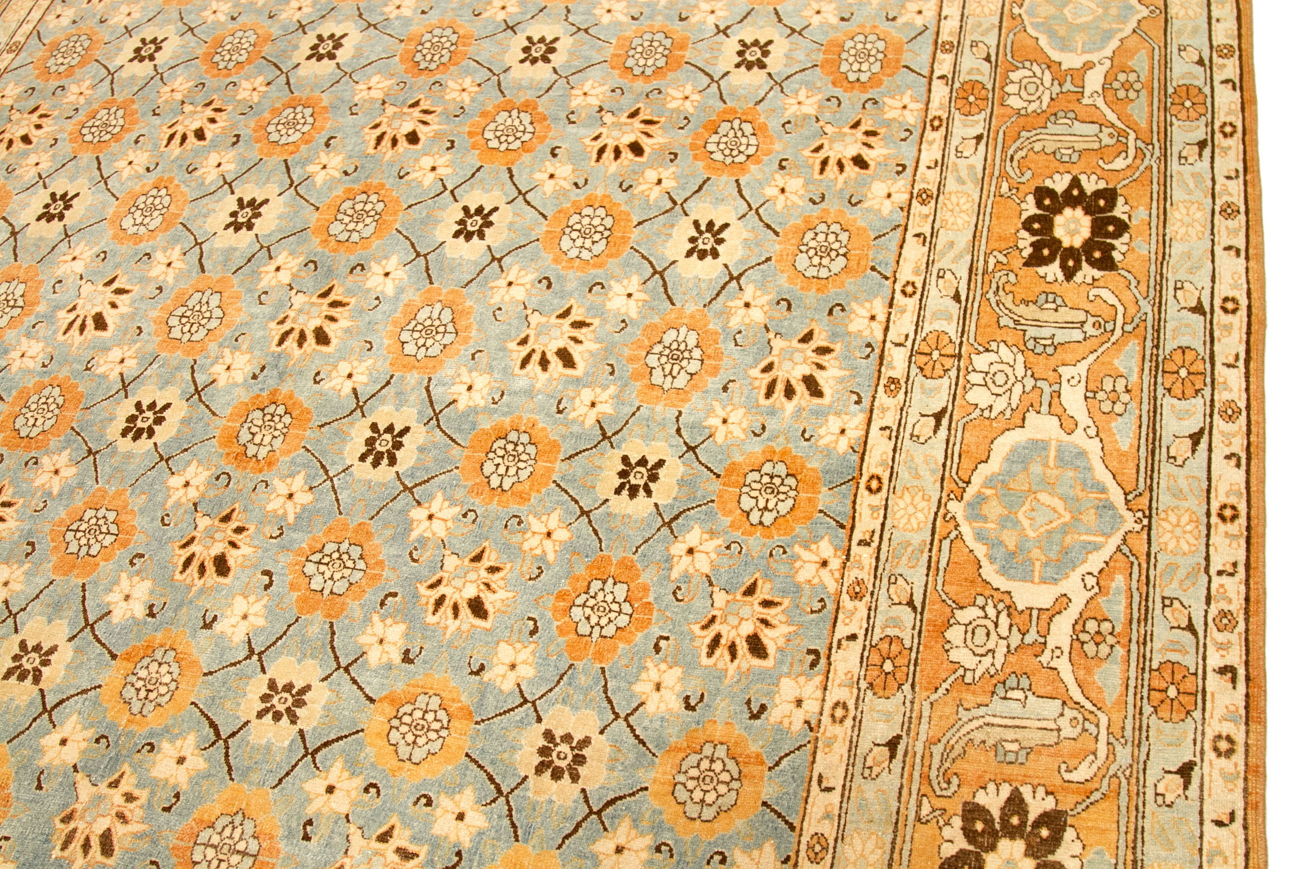 Thumbnail 4 for Antique Persian Tabriz Transitional Rug 92698