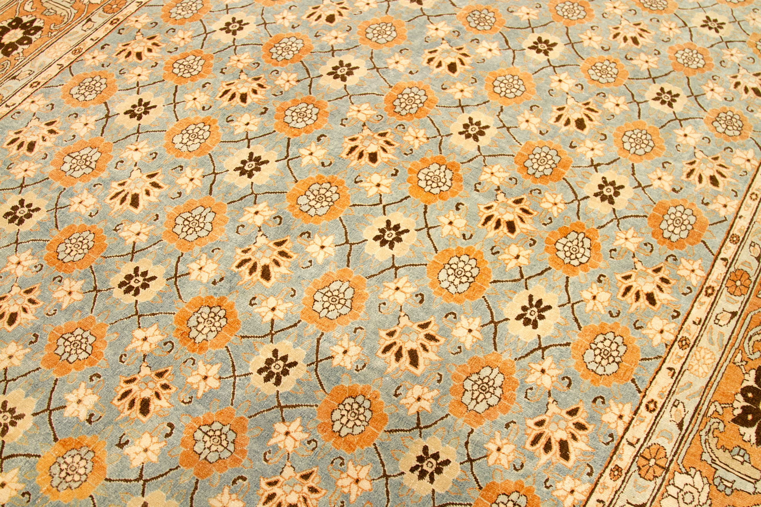 Thumbnail 3 for Antique Persian Tabriz Transitional Rug 92698