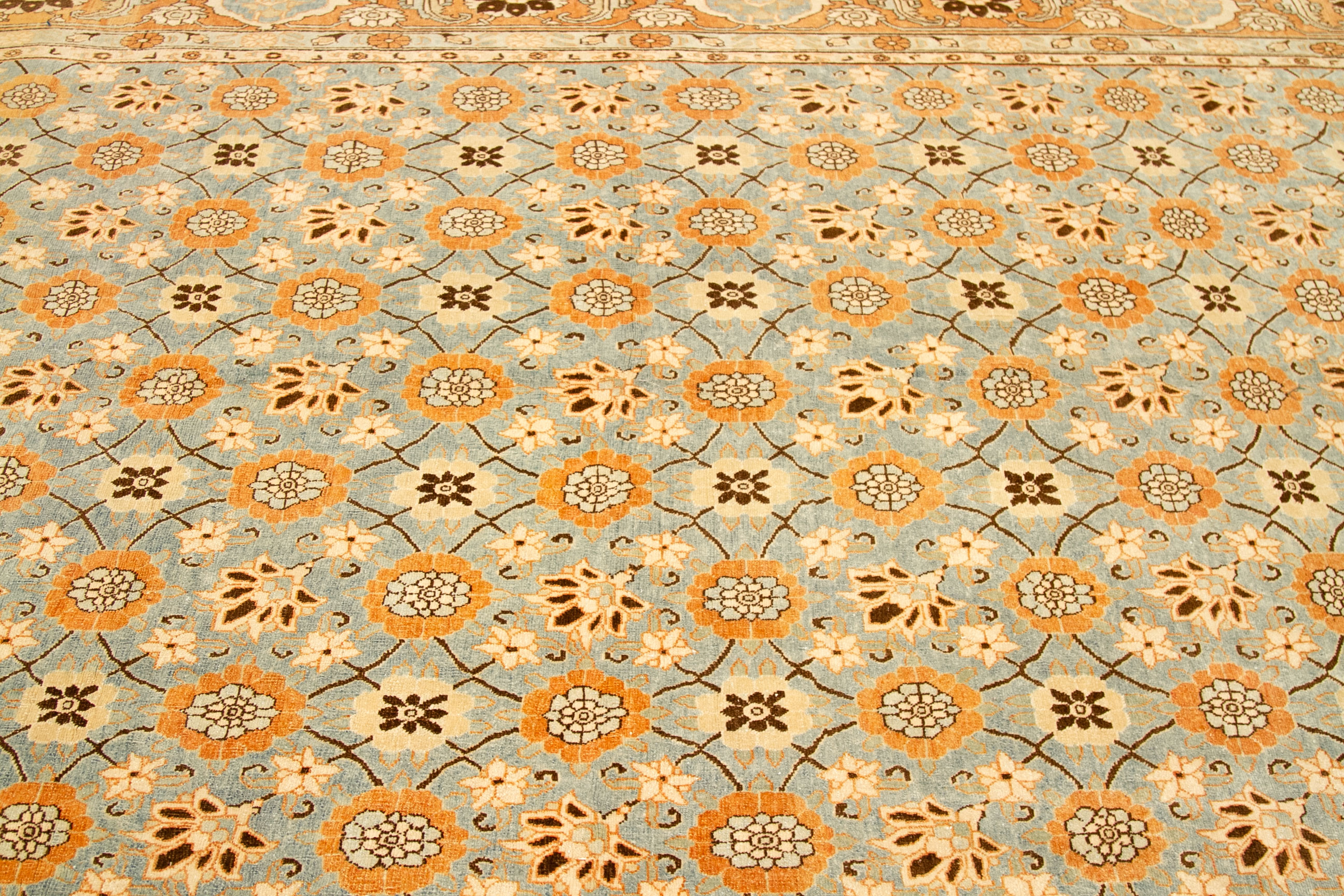 Thumbnail 2 for Antique Persian Tabriz Transitional Rug 92698