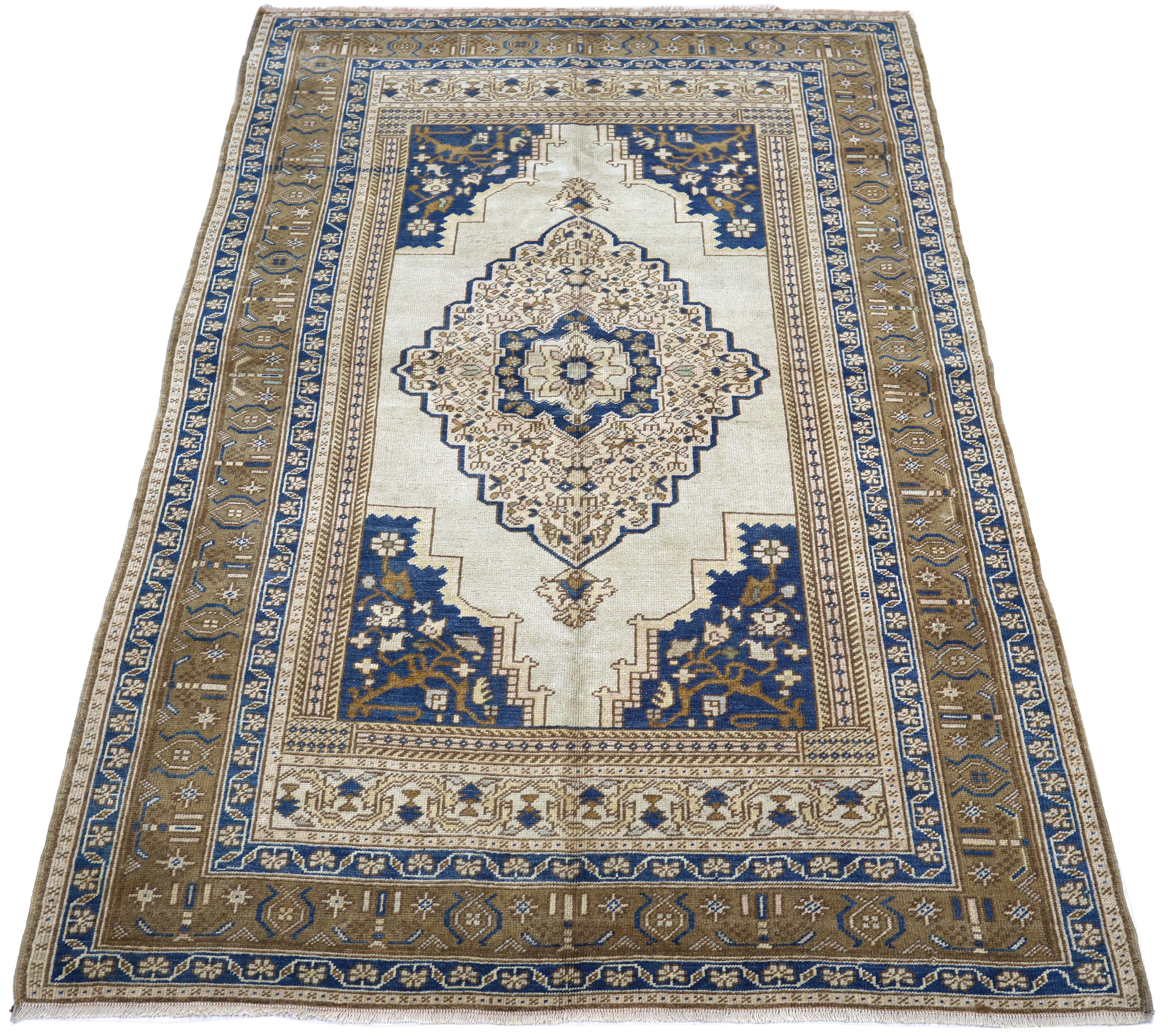 Thumbnail 4 for Antique Turkey Traditional Rug 93118