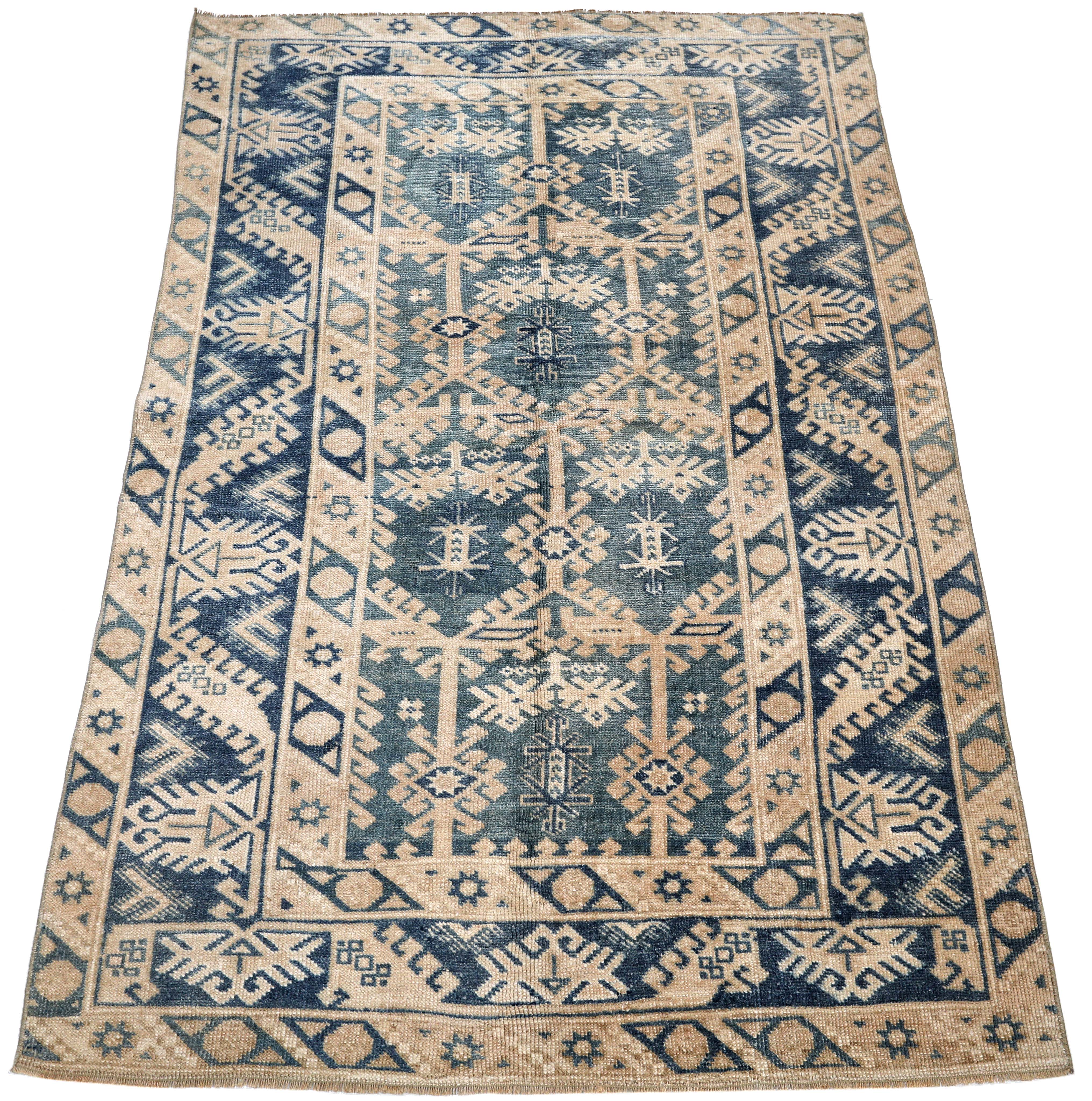 Thumbnail 8 for Antique Turkey Traditional Rug 93121