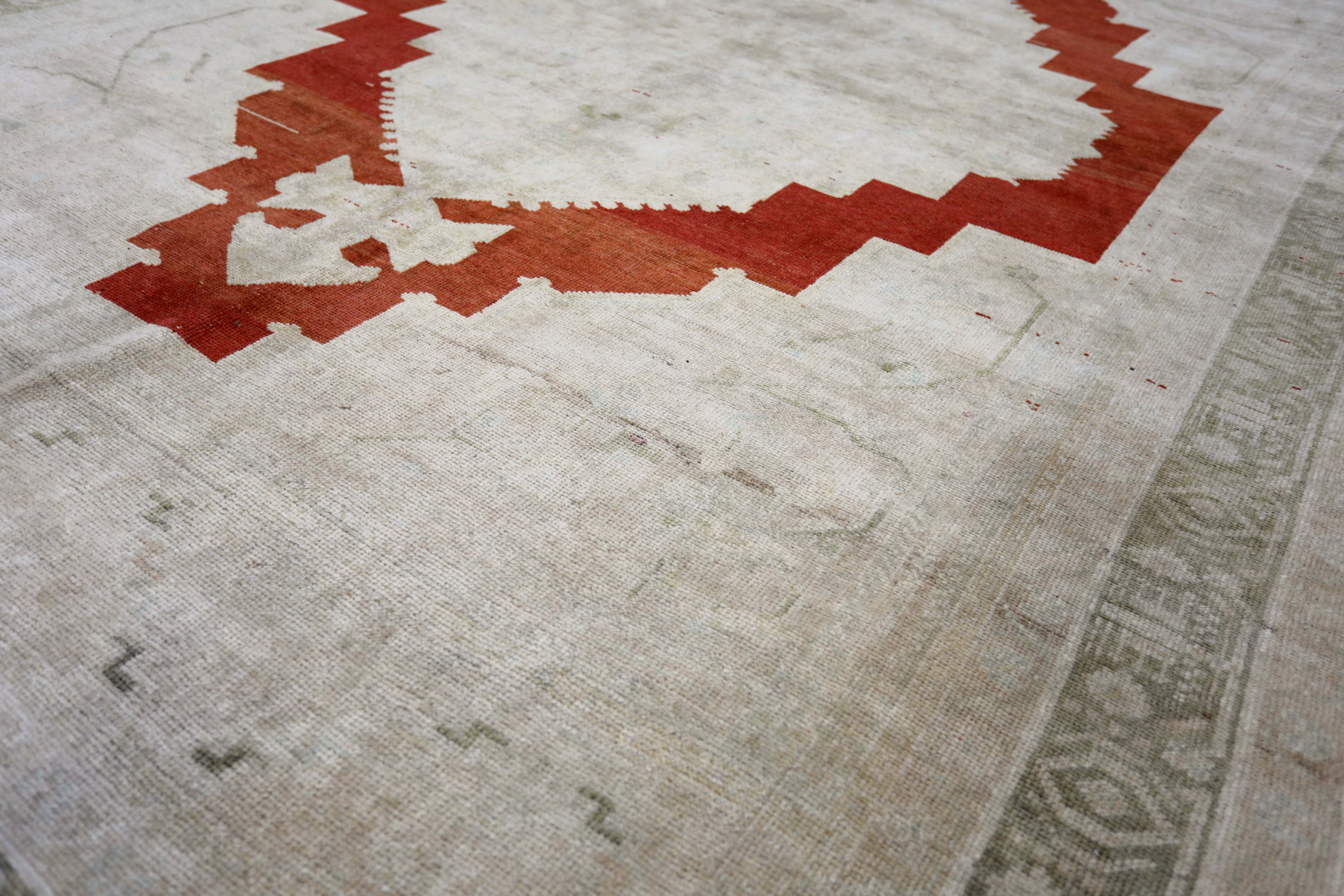 Thumbnail 6 for Antique Turkey Traditional Rug 93122