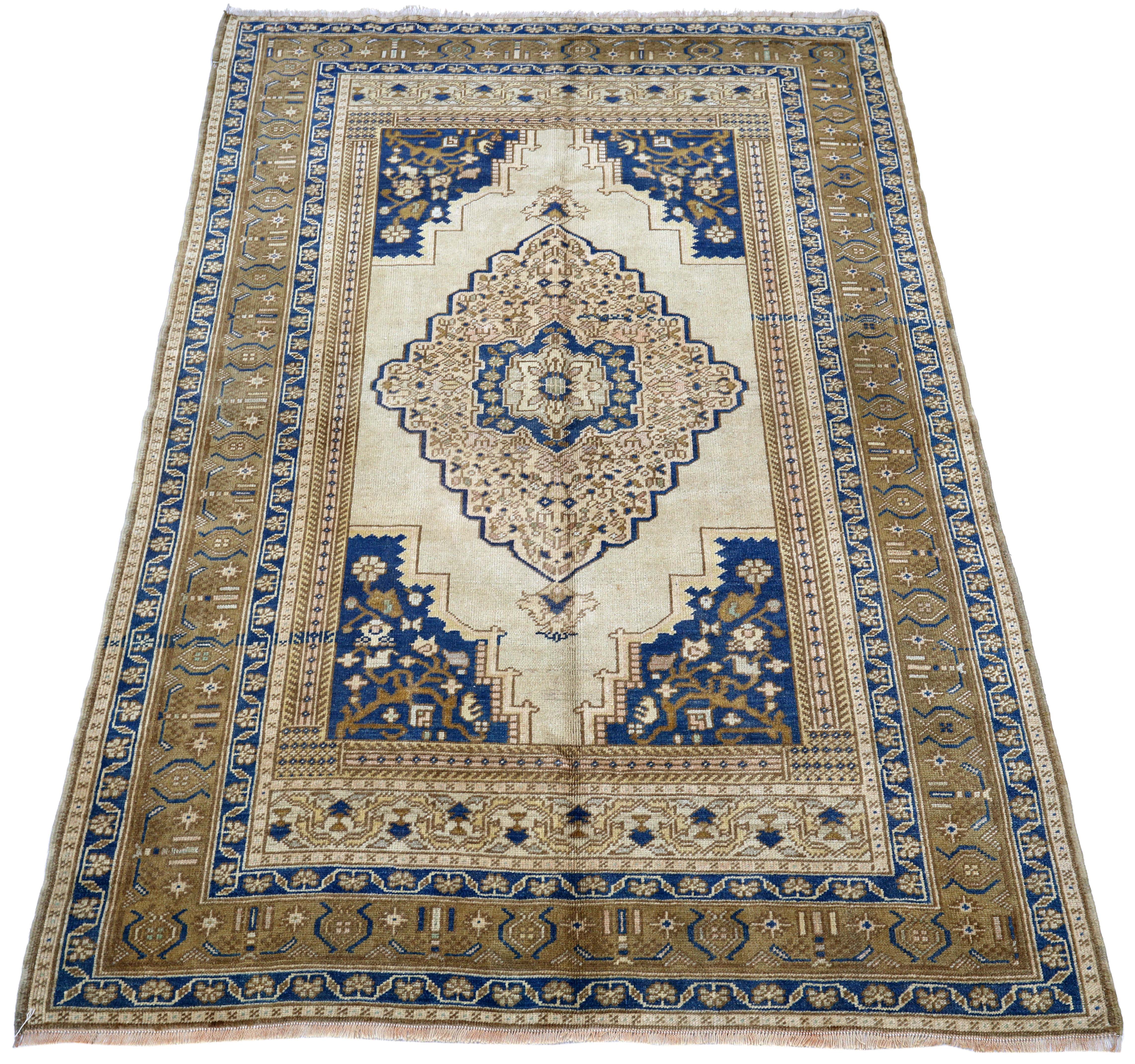 Thumbnail 6 for Antique Turkey Traditional Rug 93128