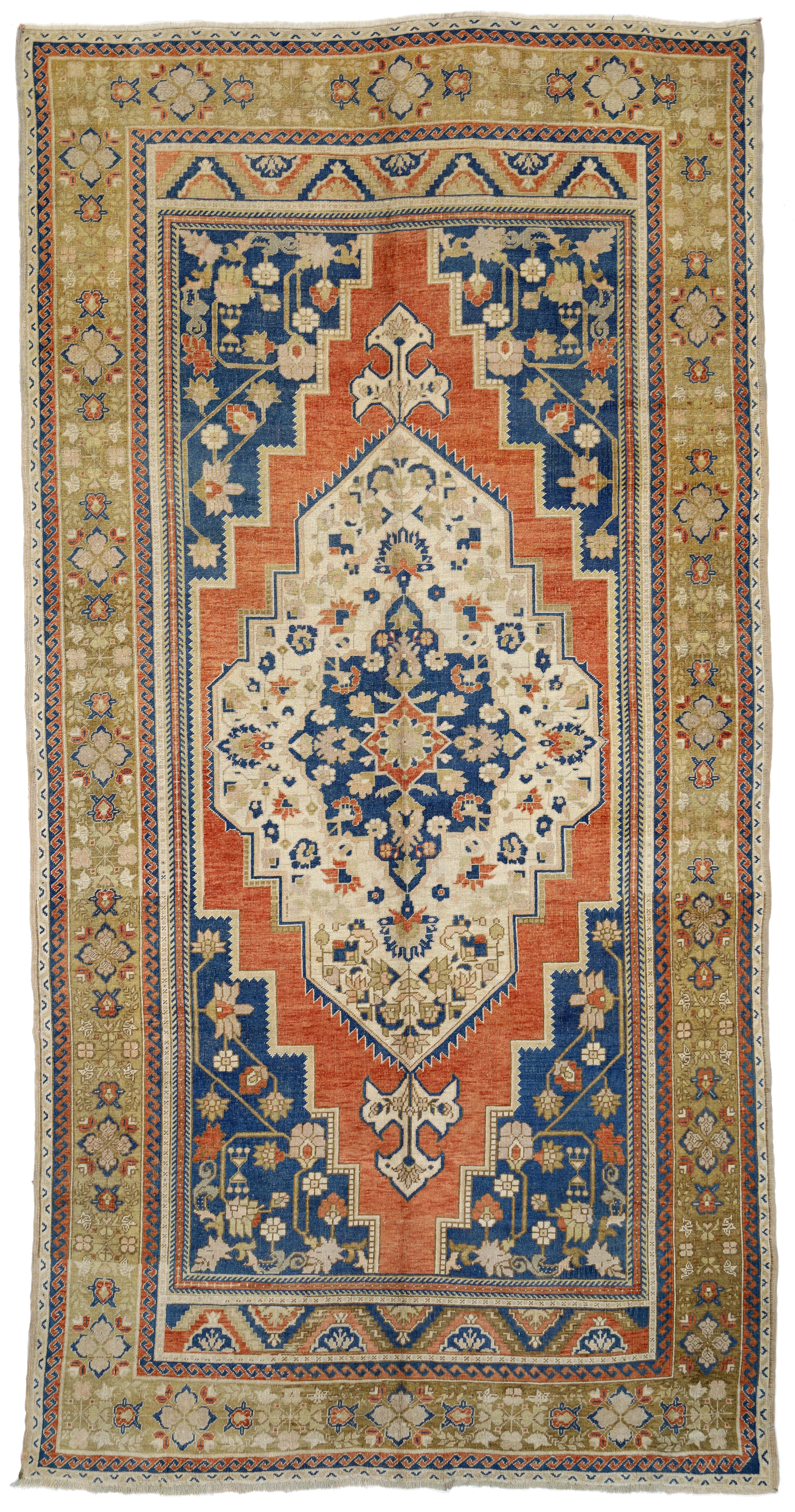 Thumbnail 2 for Antique Turkey Traditional Rug 93147