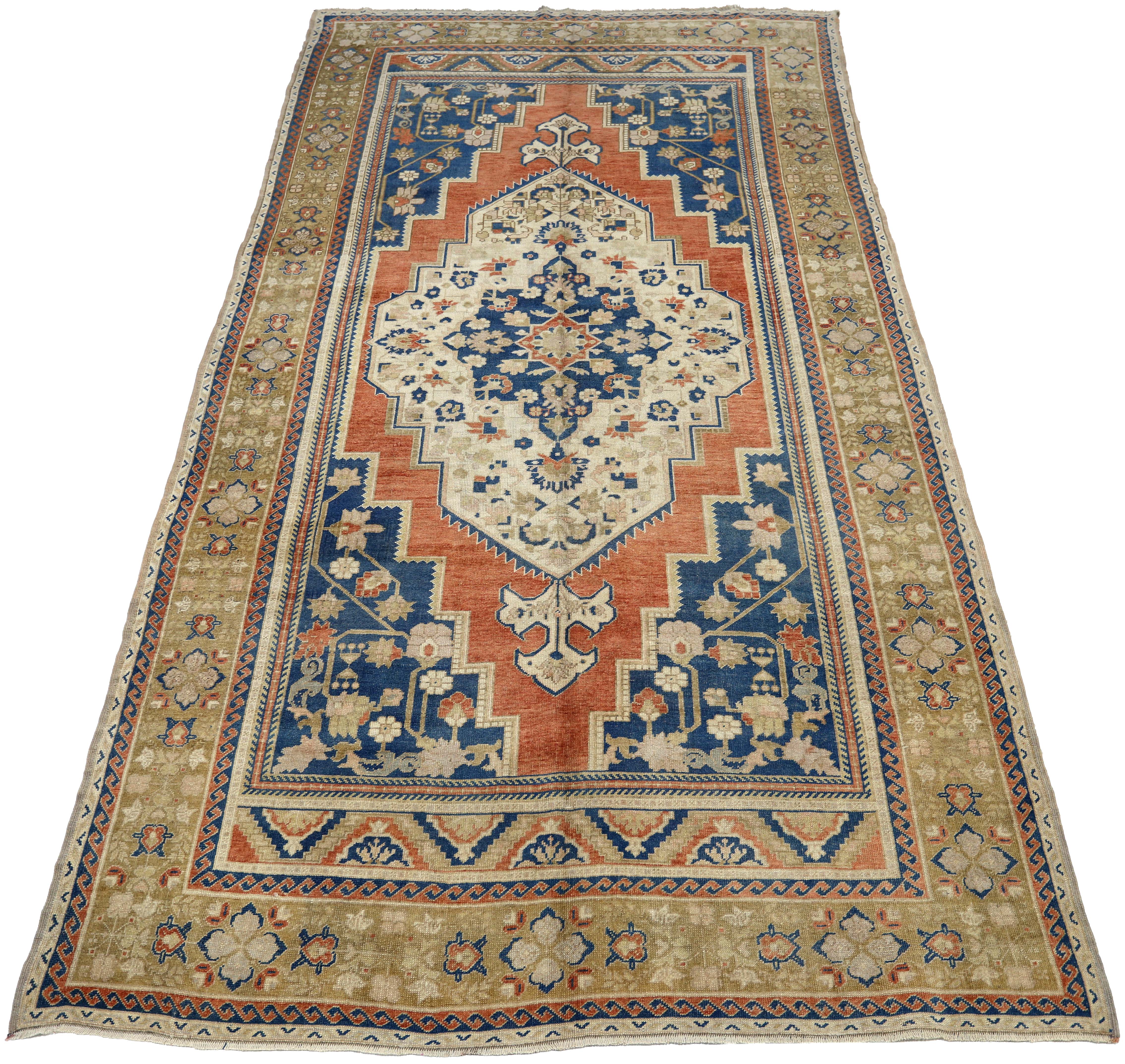 Thumbnail 5 for Antique Turkey Traditional Rug 93147