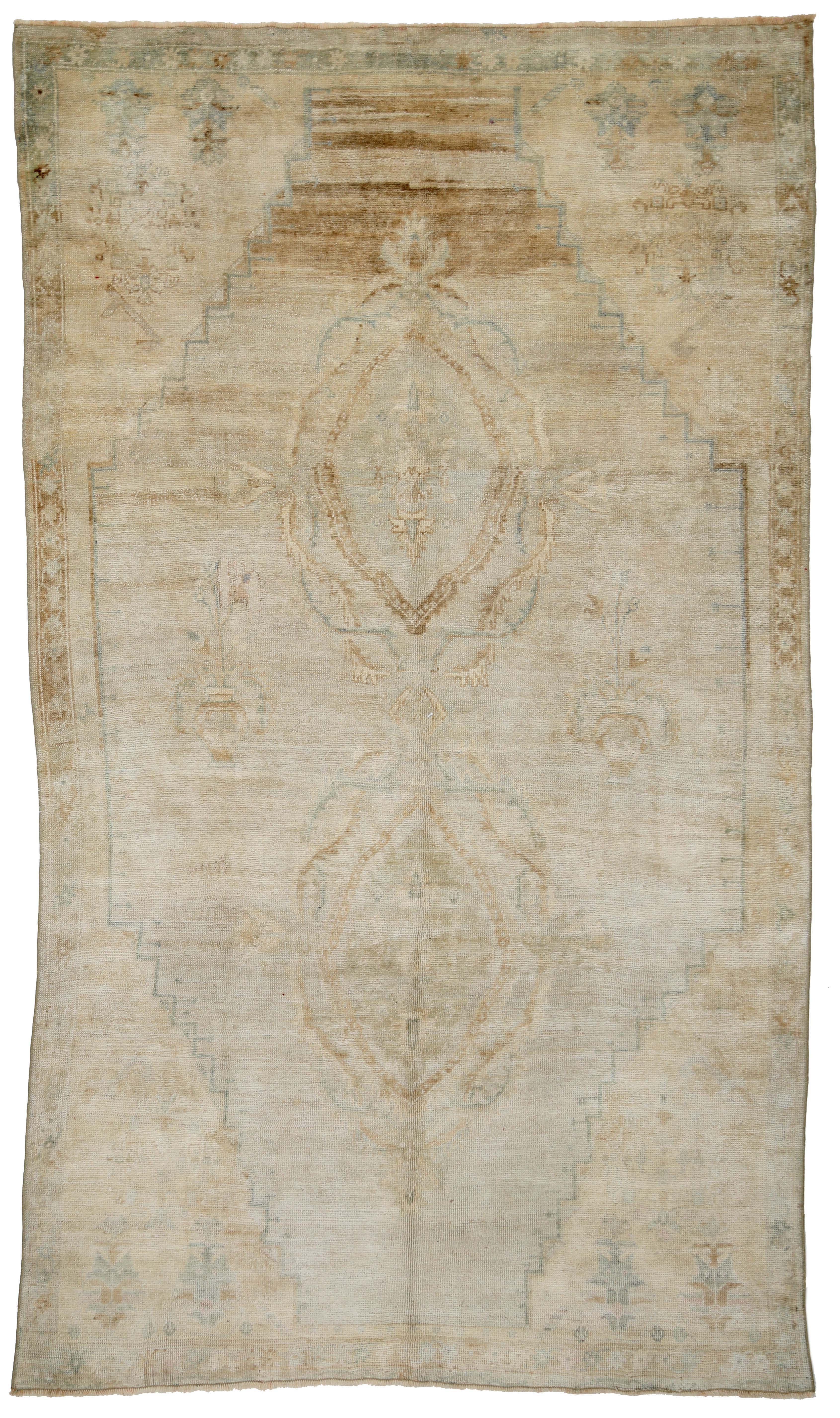 Thumbnail 4 for Antique Turkey Traditional Rug 93150