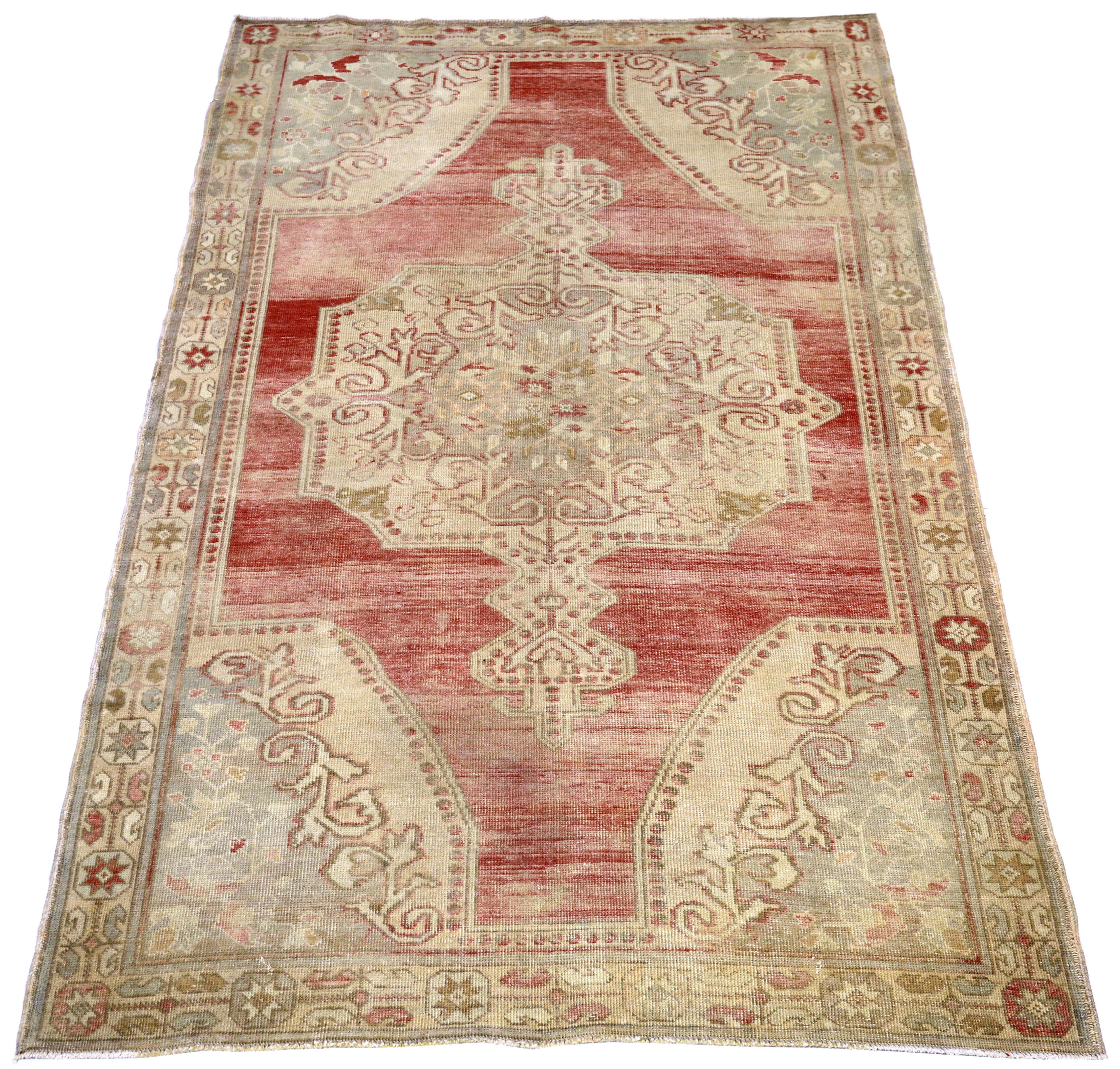 Thumbnail 4 for Antique Turkey Traditional Rug 93158