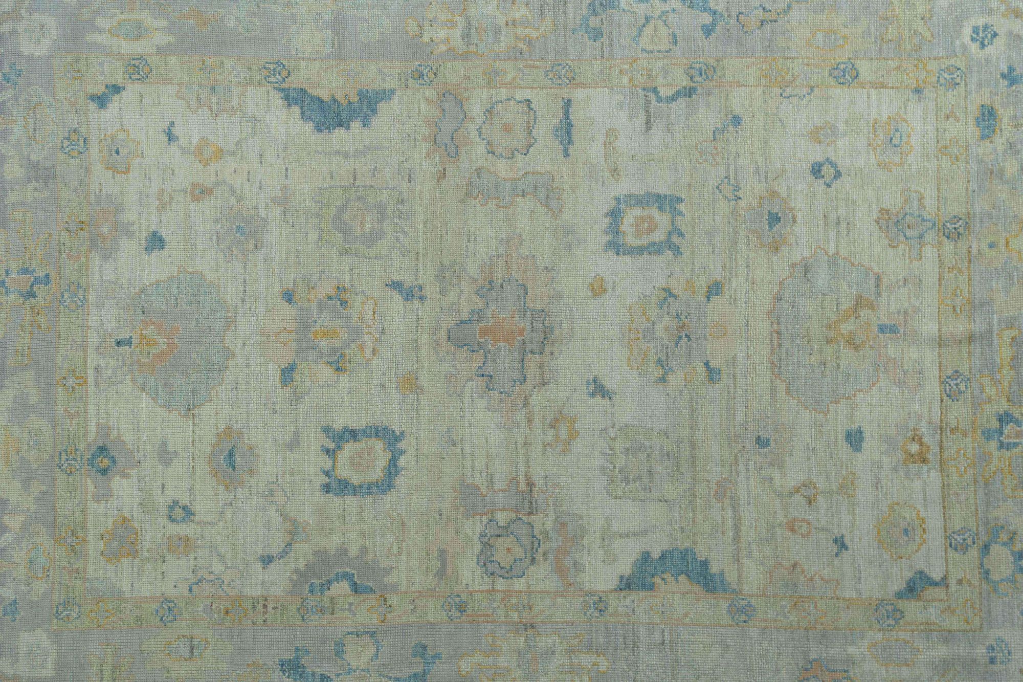 Thumbnail 14 for Turkey Oushak Tribal Rug 95438