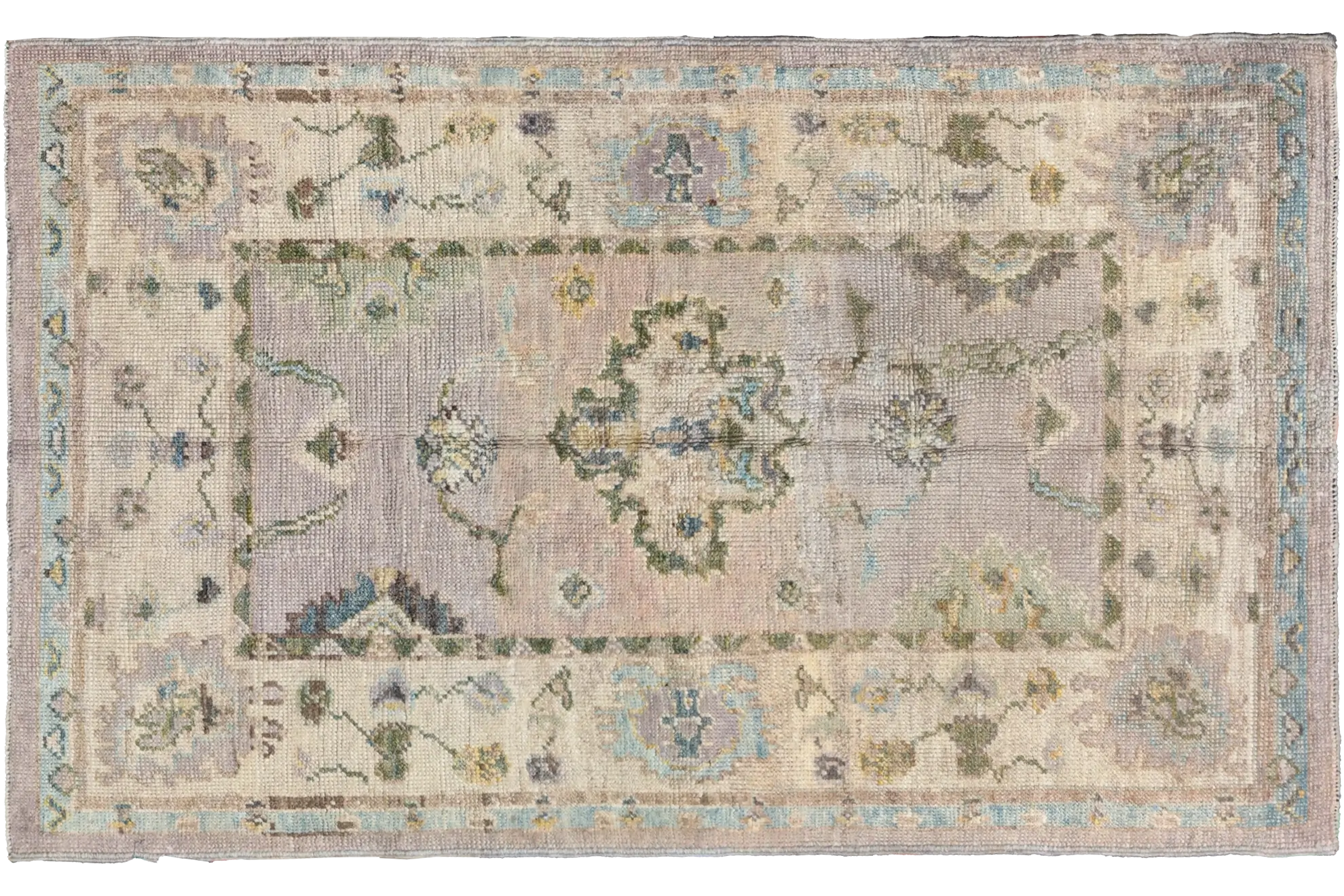 Thumbnail 8 for Turkey Oushak Tribal Rug 95875