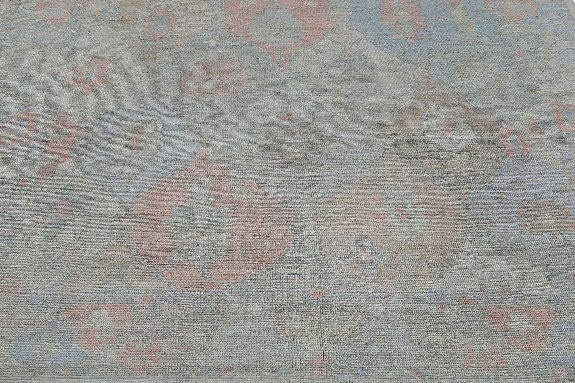 Thumbnail 10 for Turkey Oushak Tribal Rug 95443