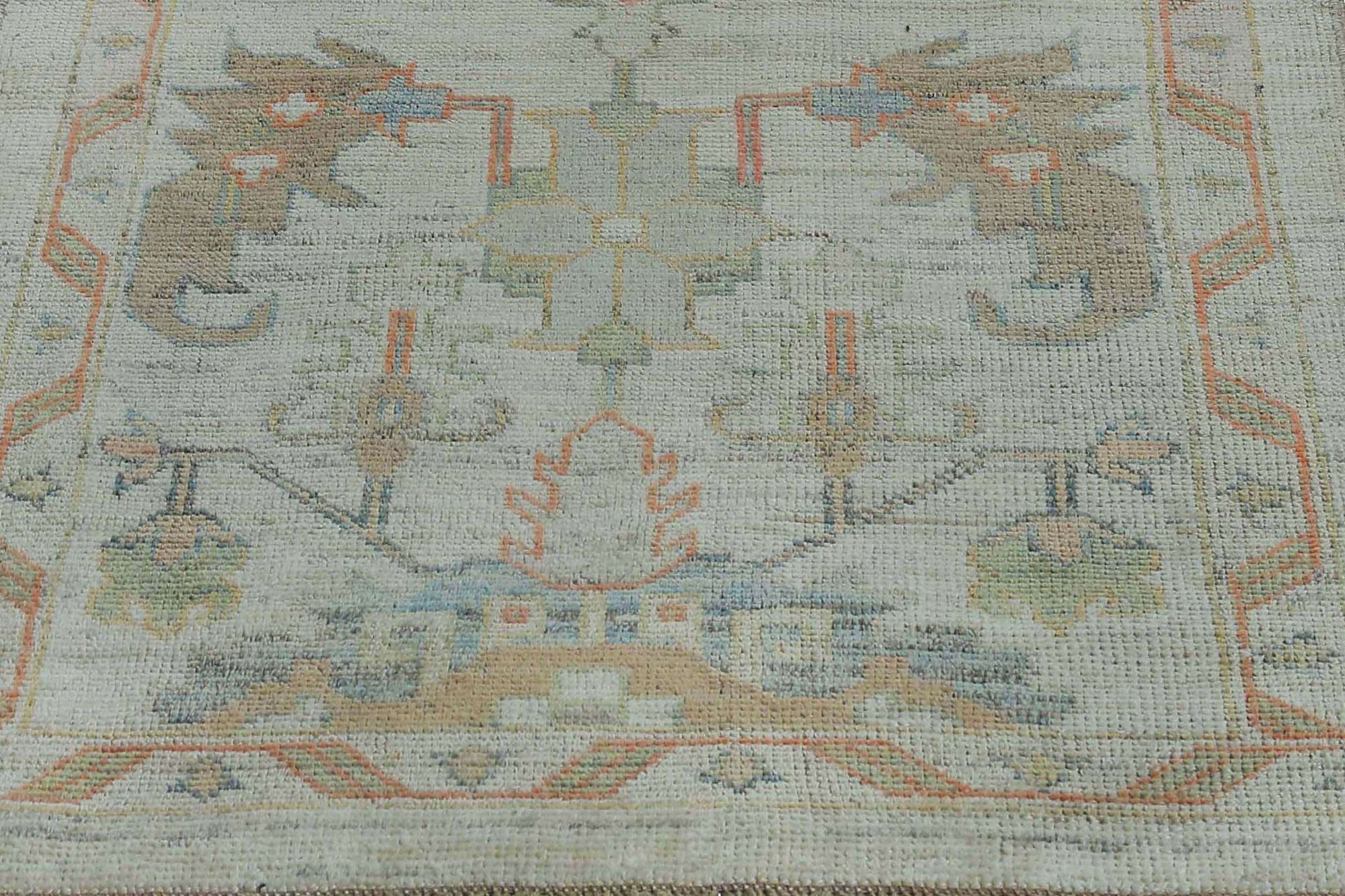 Thumbnail 6 for Turkey Oushak Tribal Rug 95446