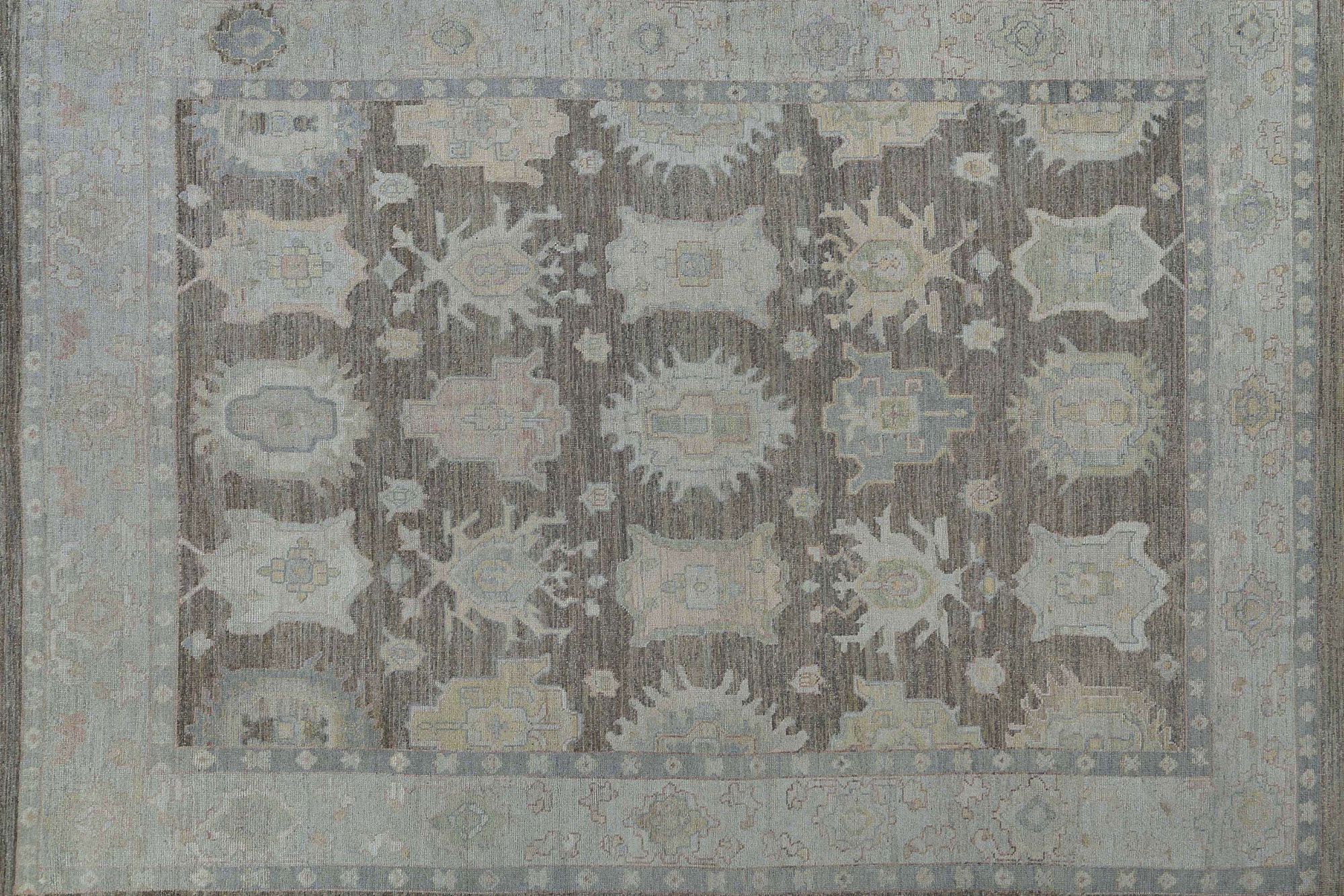 Thumbnail 12 for Turkey Oushak Tribal Rug 95447