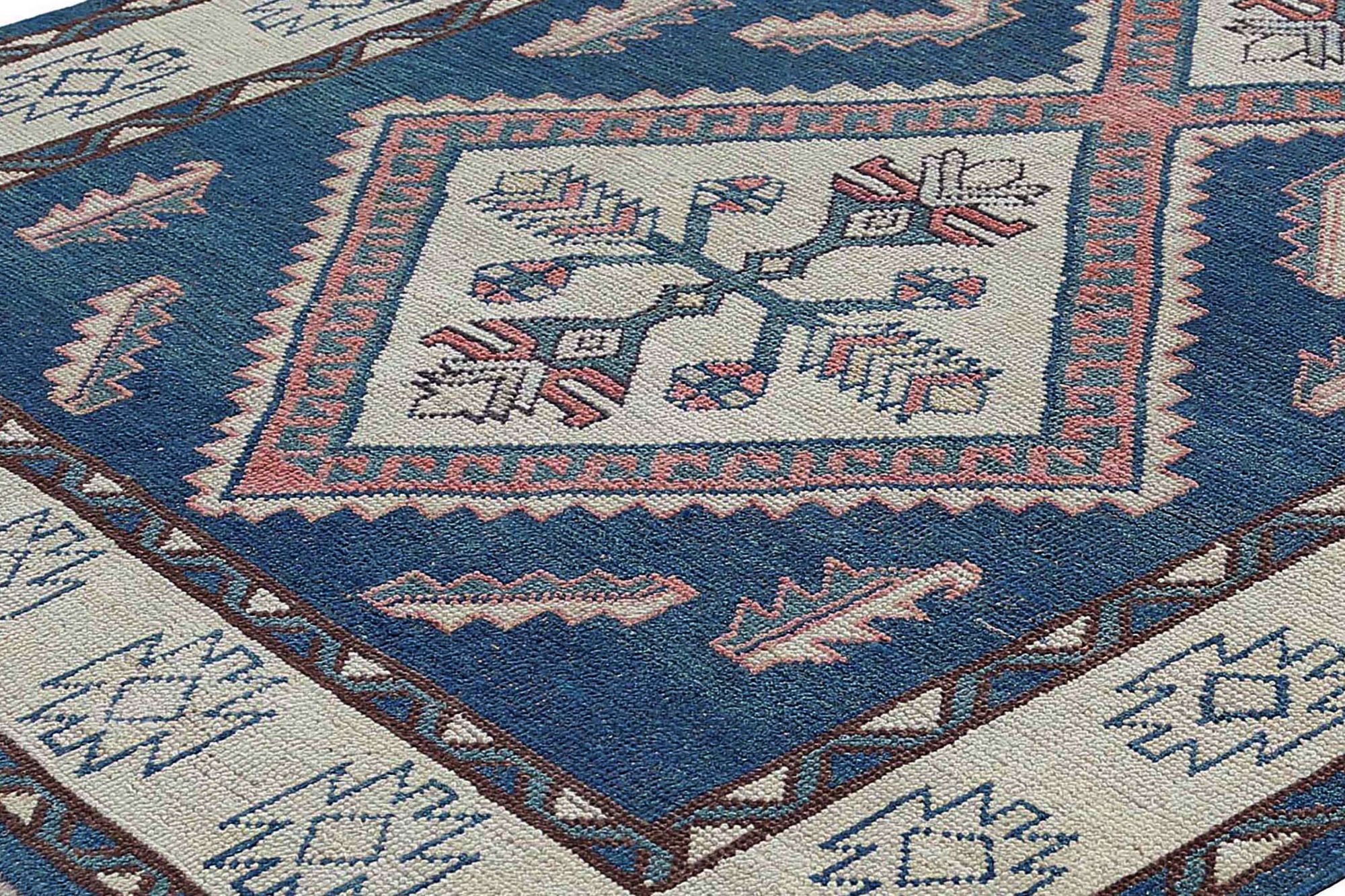 Thumbnail 7 for Turkey Oushak Tribal Rug 95450