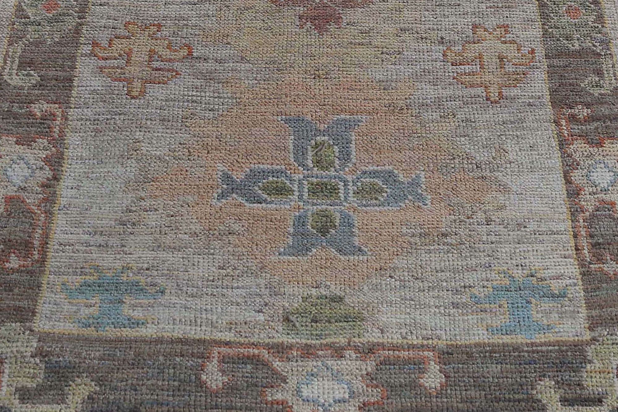 Thumbnail 9 for Turkey Oushak Tribal Rug 95437