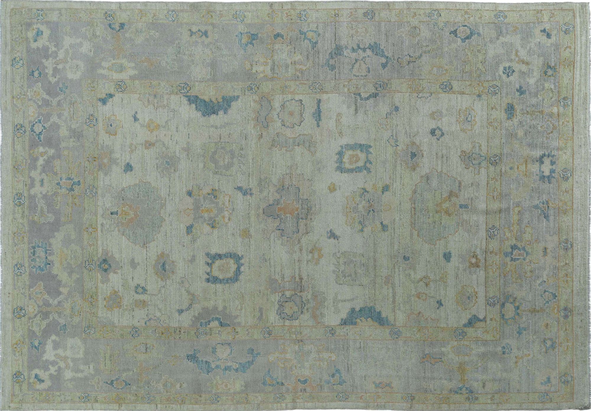 Thumbnail 13 for Turkey Oushak Tribal Rug 95438