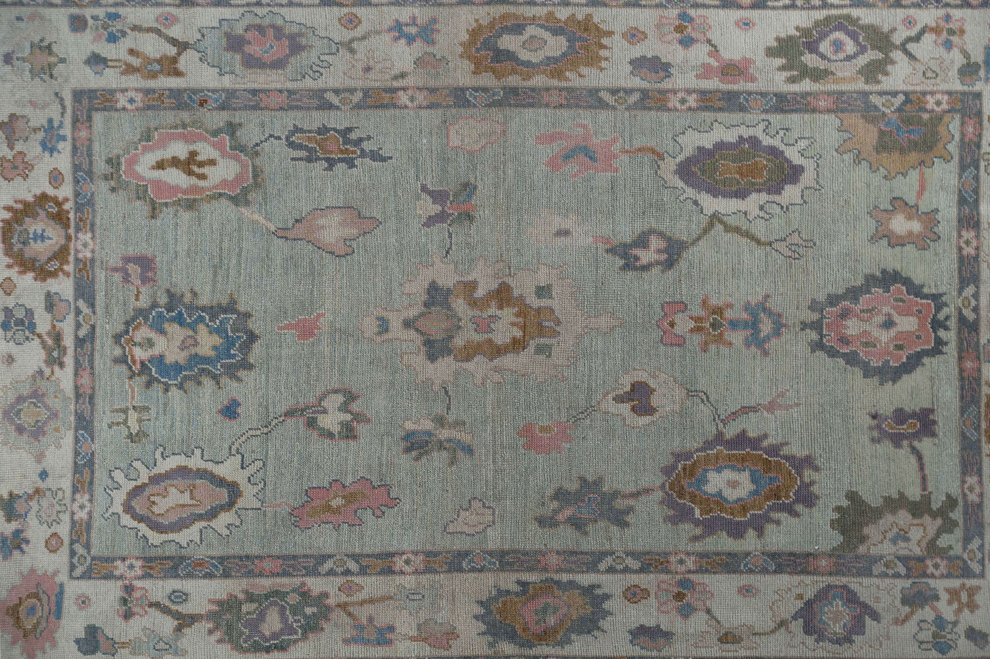 Thumbnail 2 for Turkey Oushak Tribal Rug 95440