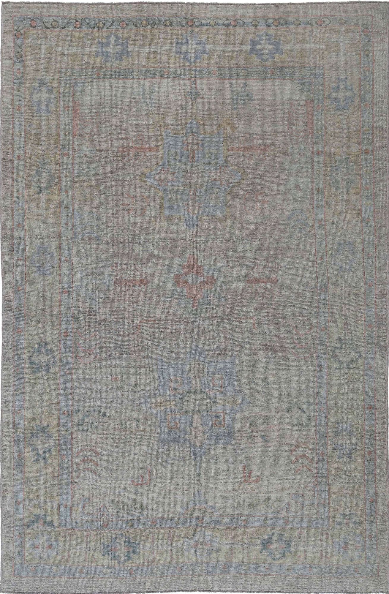 Thumbnail 11 for Turkey Oushak Tribal Rug 95441