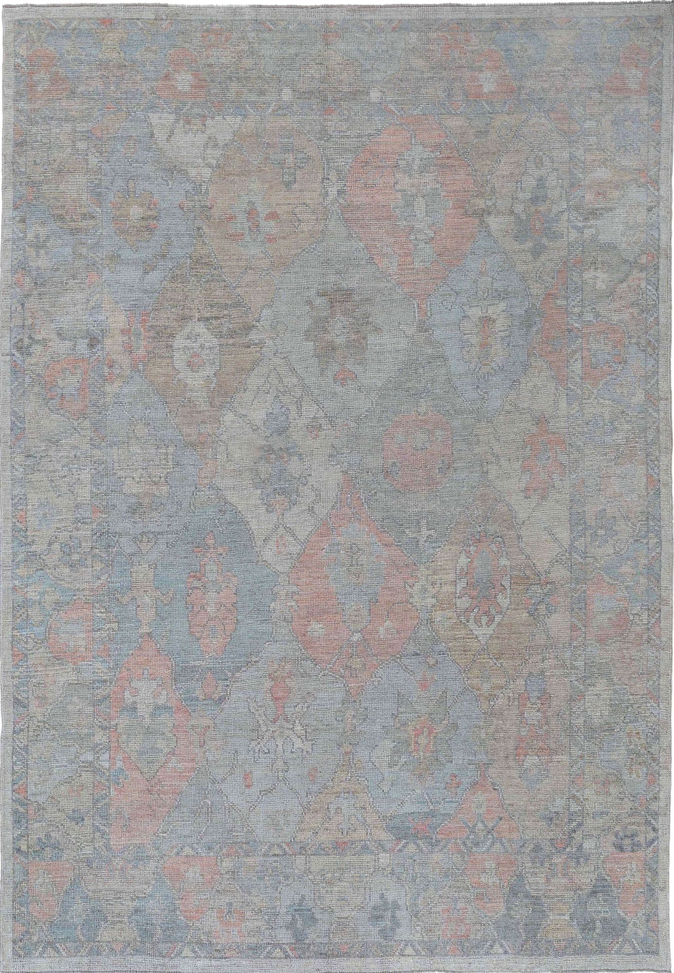 Thumbnail 5 for Turkey Oushak Tribal Rug 95443