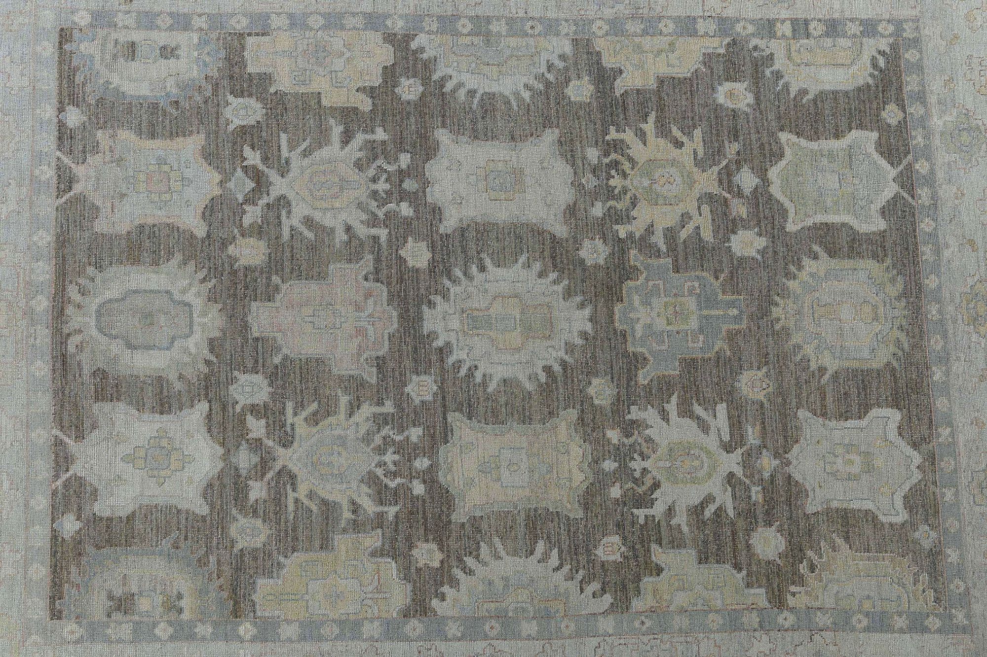 Thumbnail 7 for Turkey Oushak Tribal Rug 95447