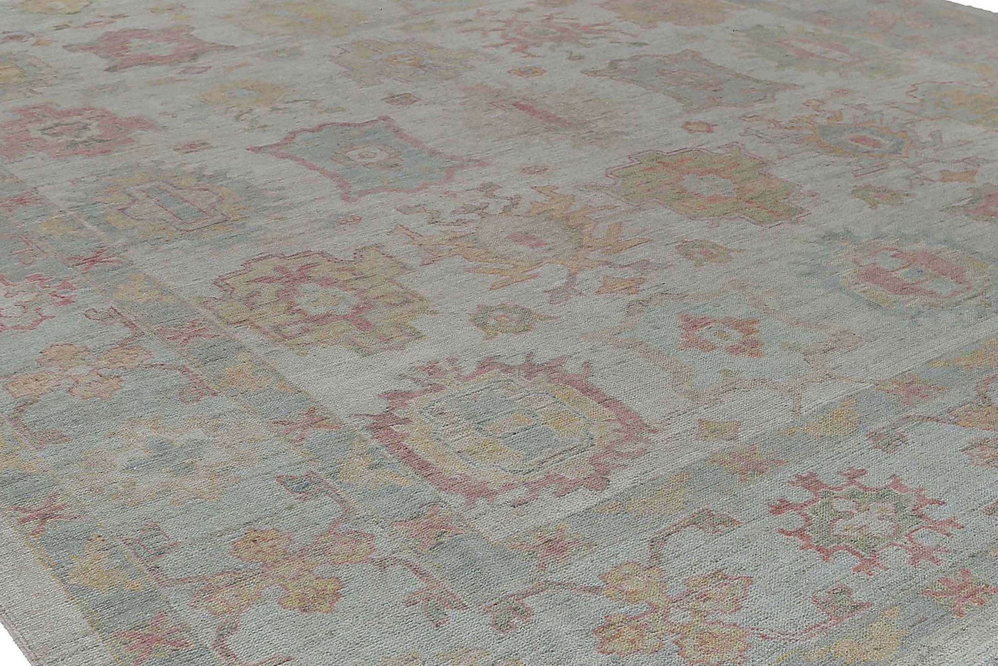 Thumbnail 13 for Turkey Oushak Tribal Rug 95448