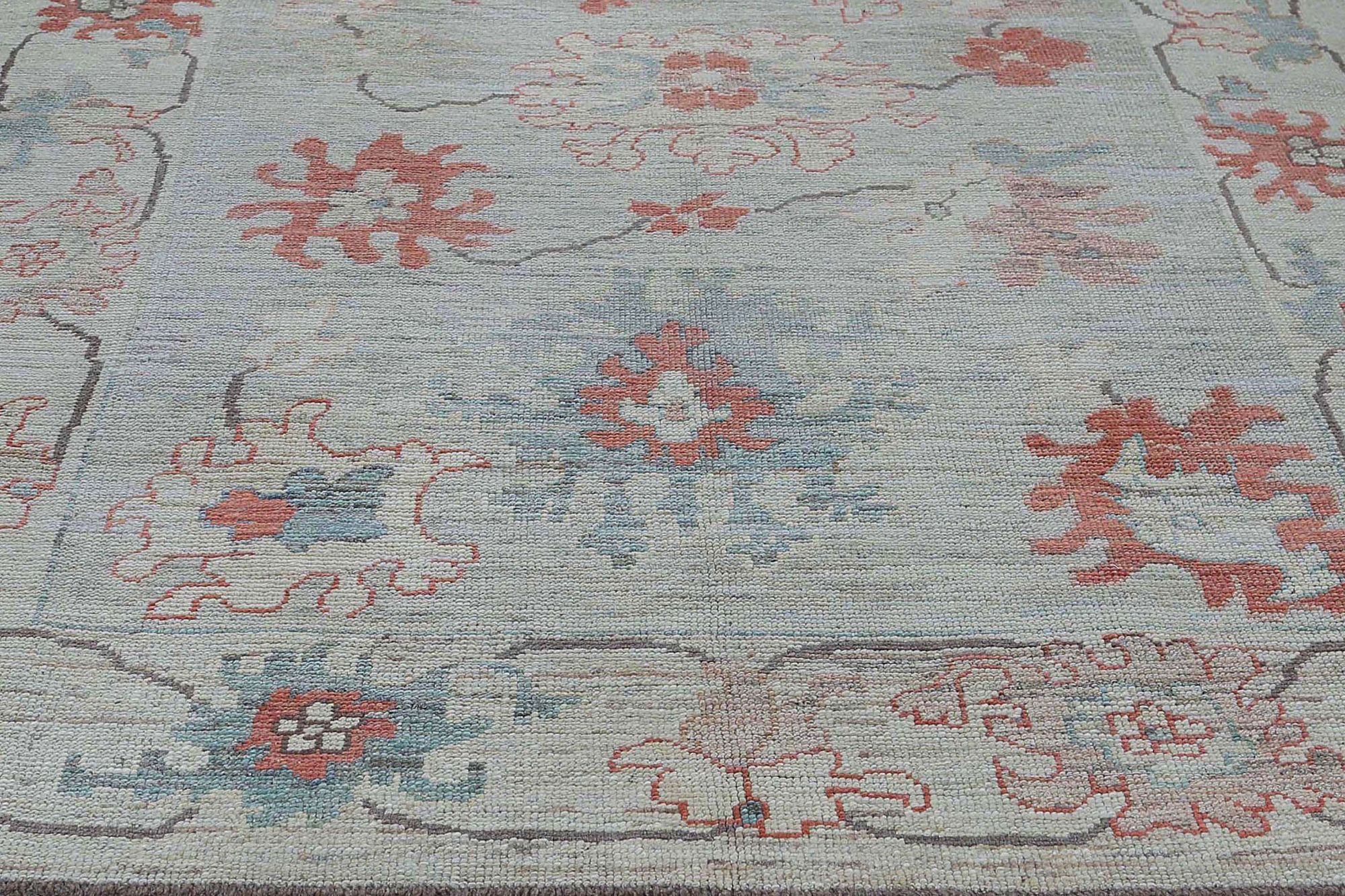 Thumbnail 11 for Turkey Oushak Tribal Rug 95449