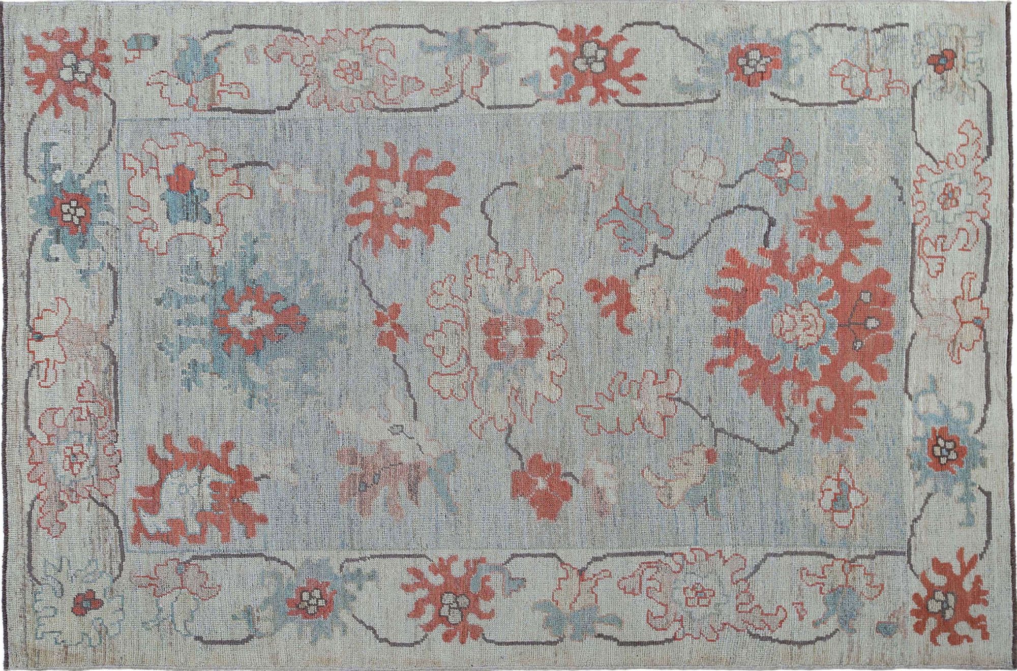 Thumbnail 7 for Turkey Oushak Tribal Rug 95449