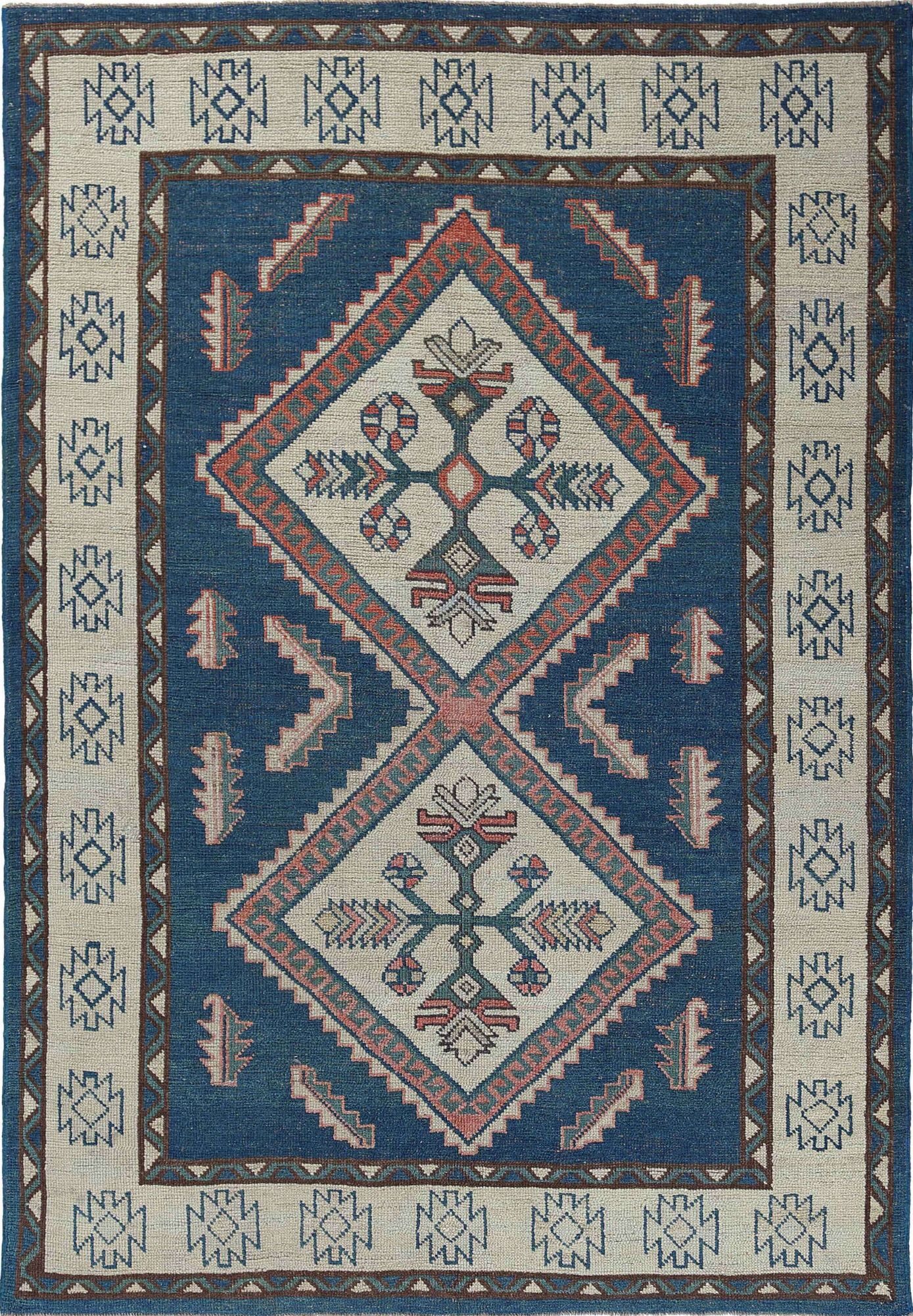 Thumbnail 3 for Turkey Oushak Tribal Rug 95450