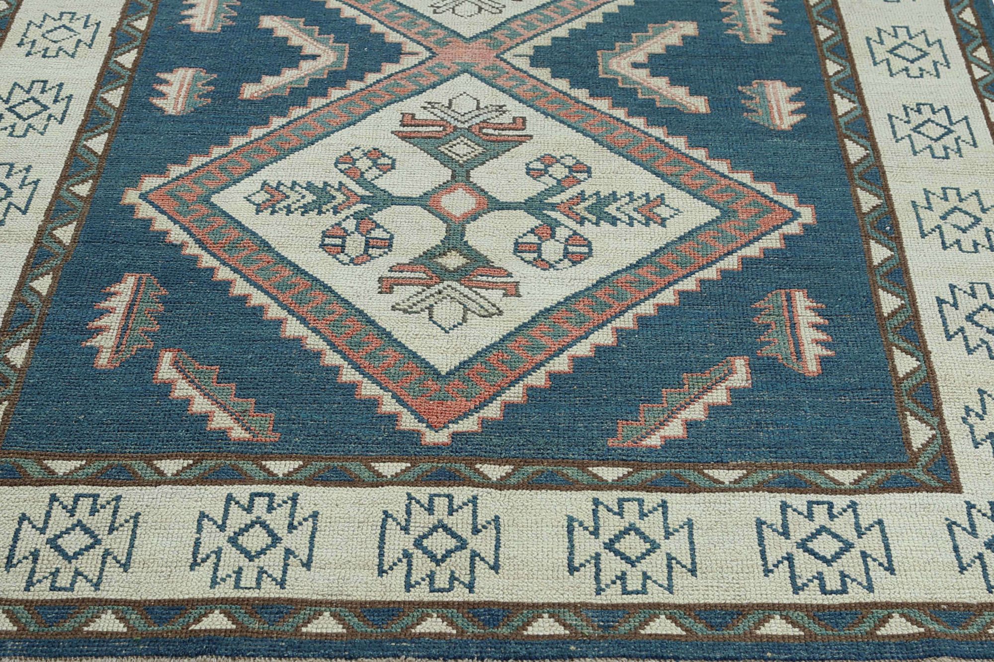 Thumbnail 14 for Turkey Oushak Tribal Rug 95450