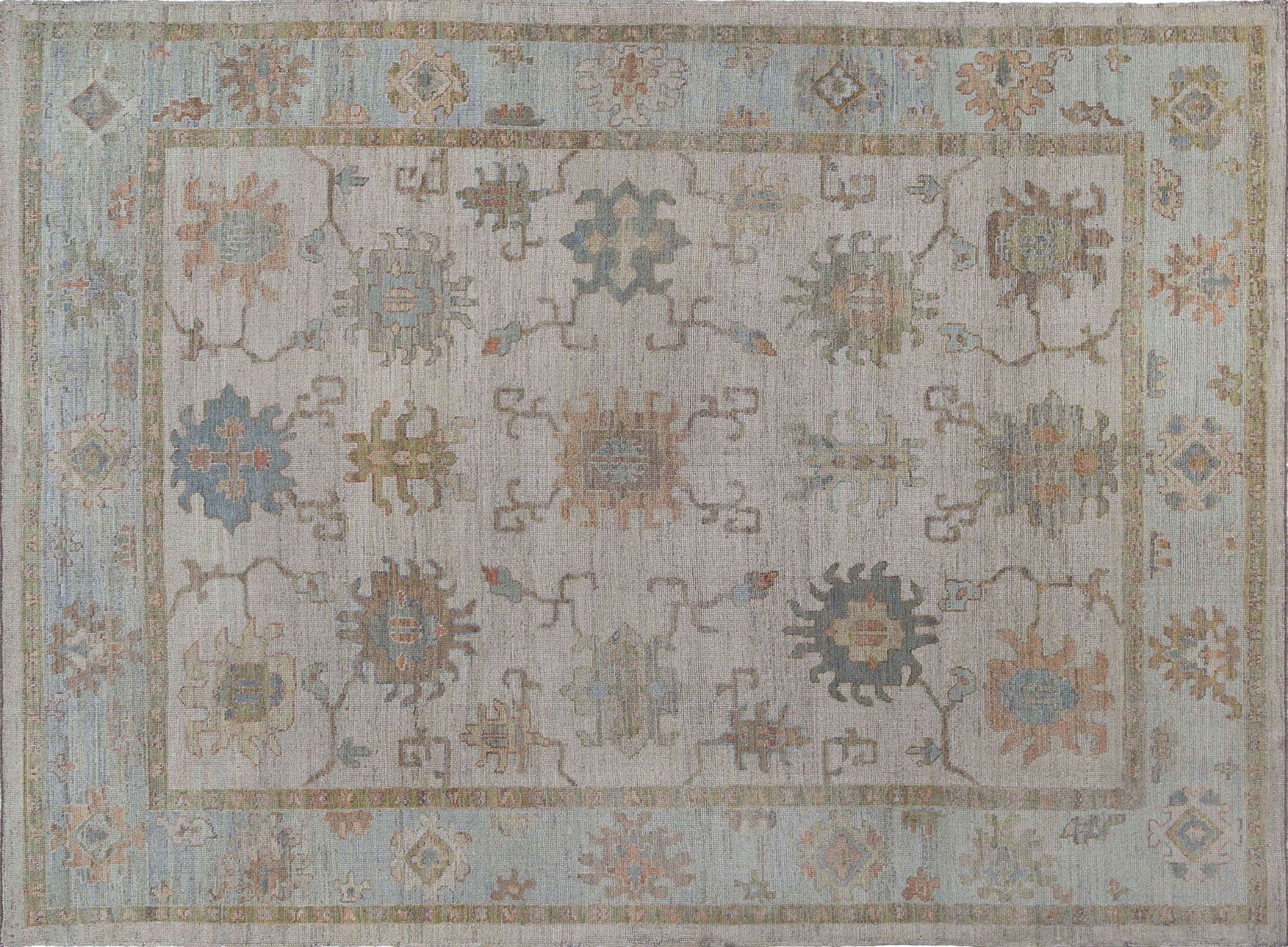 Thumbnail 5 for Turkey Oushak Tribal Rug 95451