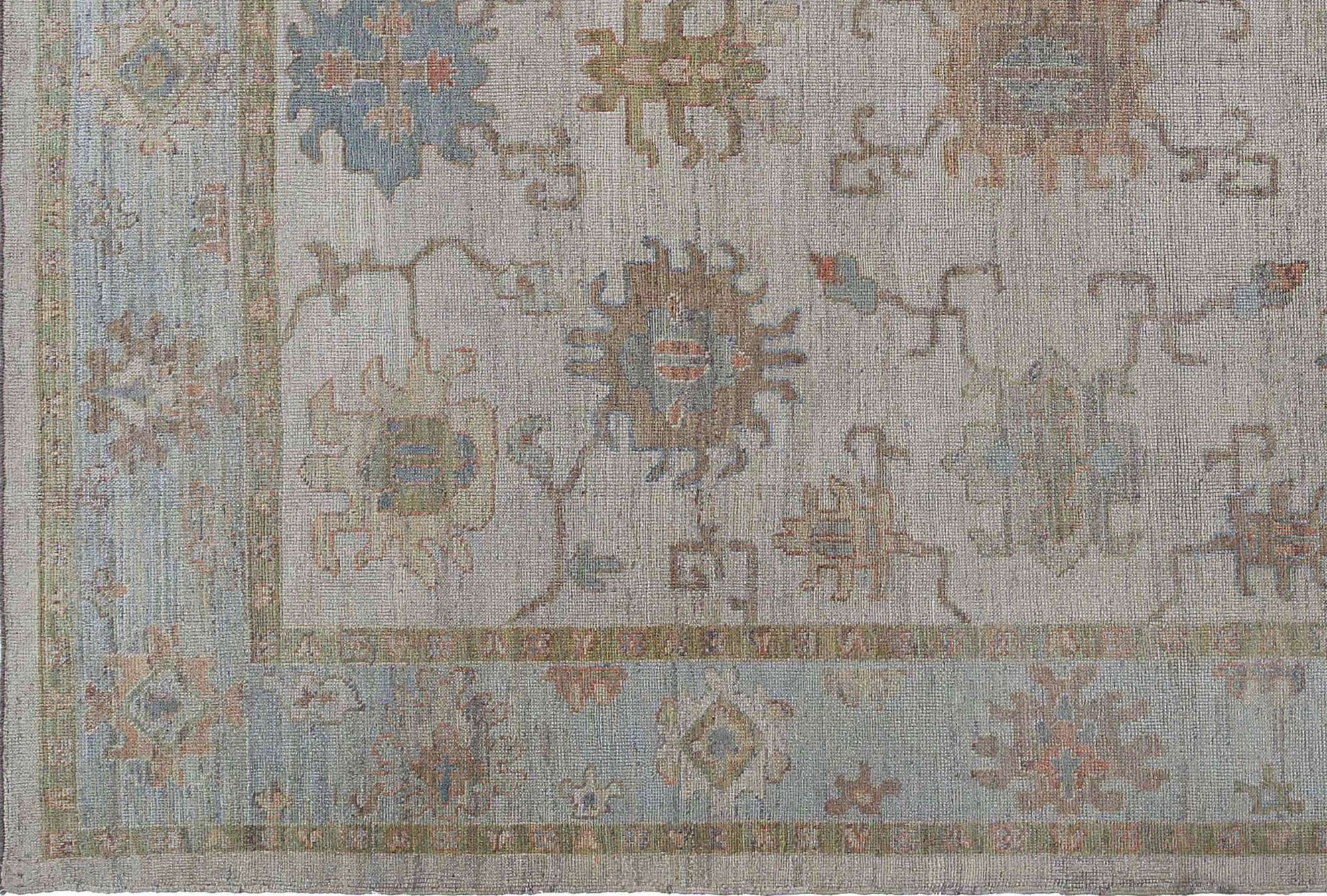 Thumbnail 7 for Turkey Oushak Tribal Rug 95451