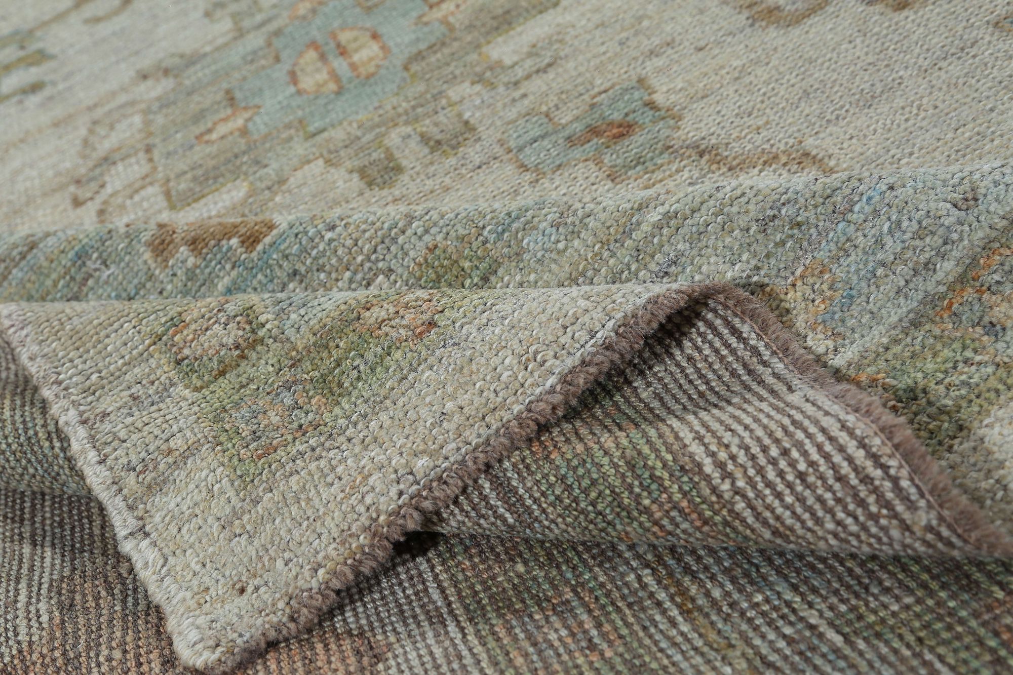 Thumbnail 14 for Turkey Oushak Tribal Rug 95451