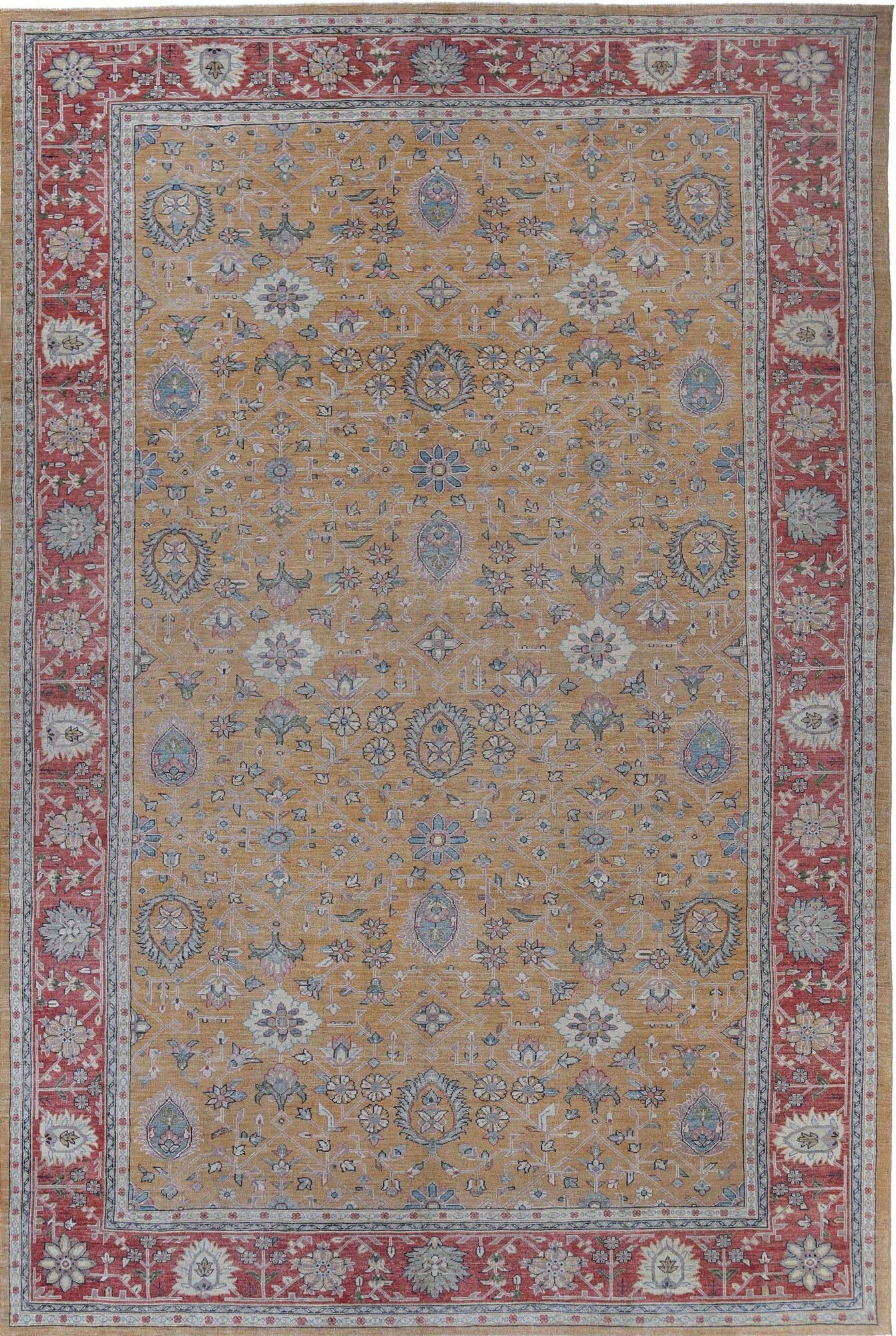 Thumbnail 5 for Turkey Sultanabad Tribal Rug 95452