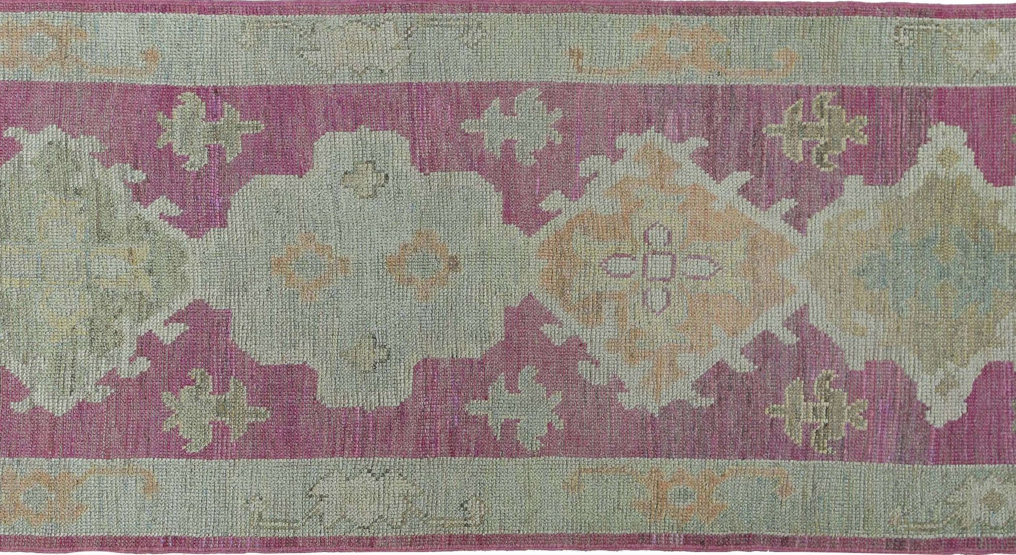 Thumbnail 7 for Turkey Oushak Tribal Rug 95453