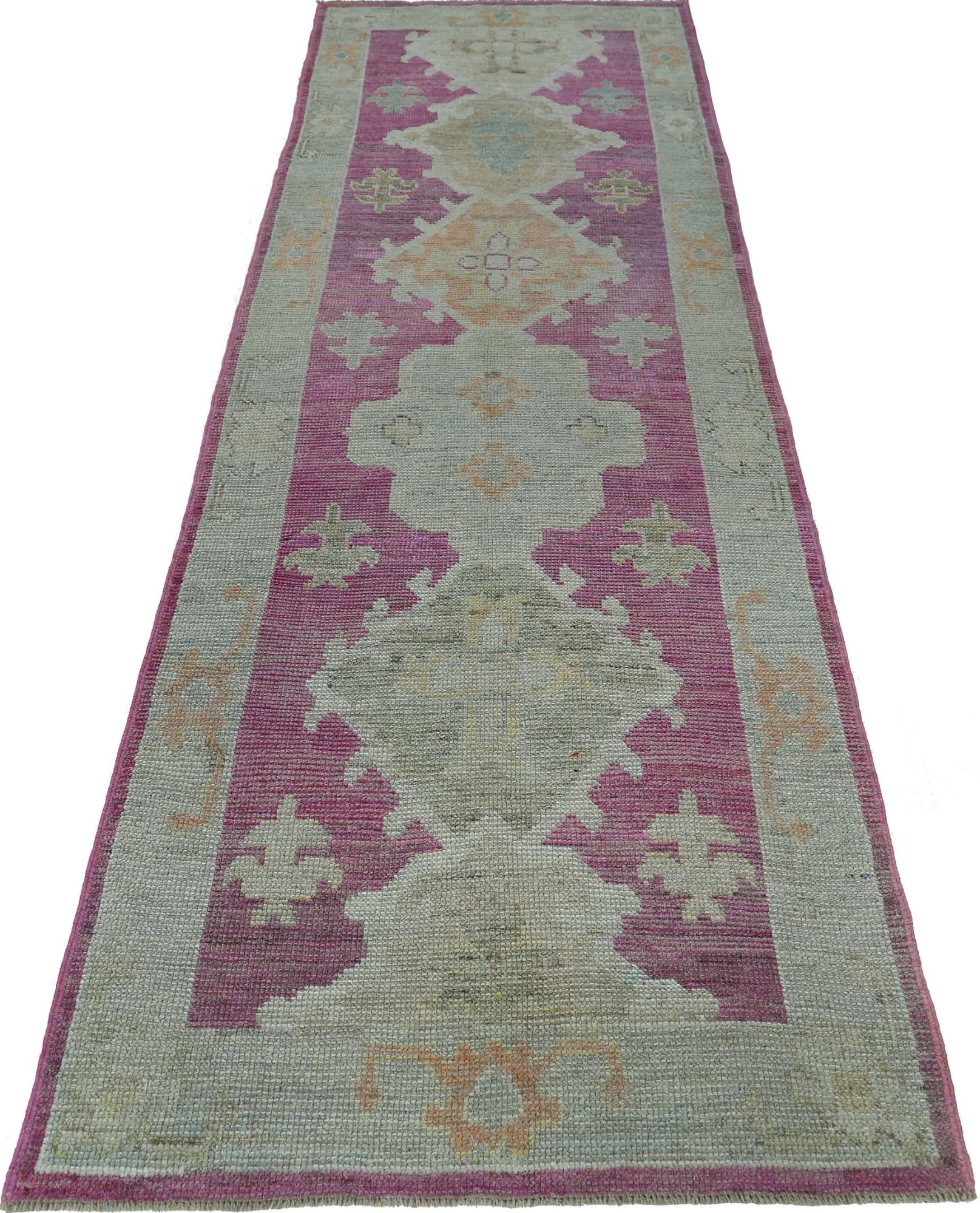 Thumbnail 8 for Turkey Oushak Tribal Rug 95453