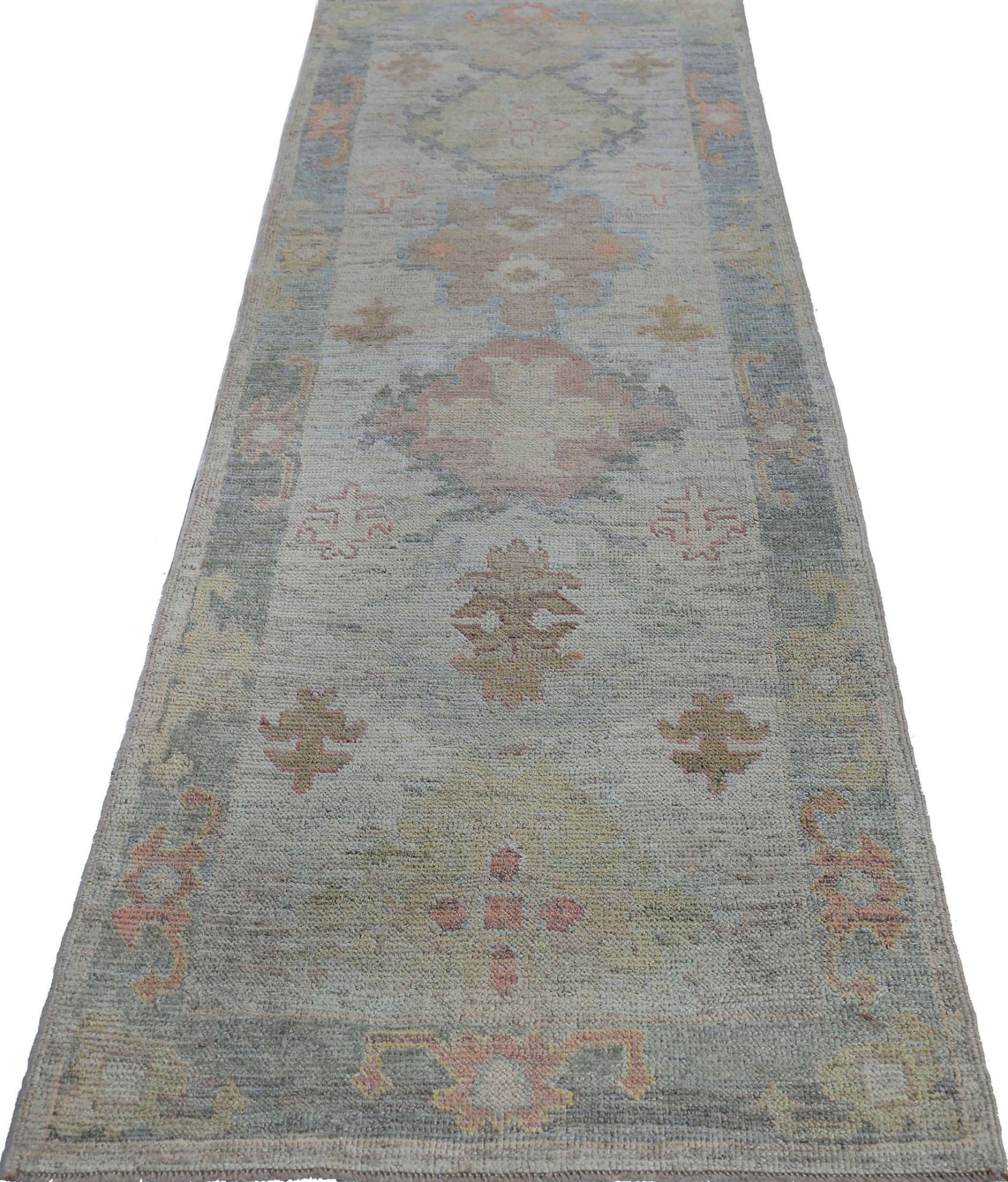 Thumbnail 8 for Turkey Oushak Tribal Rug 95454