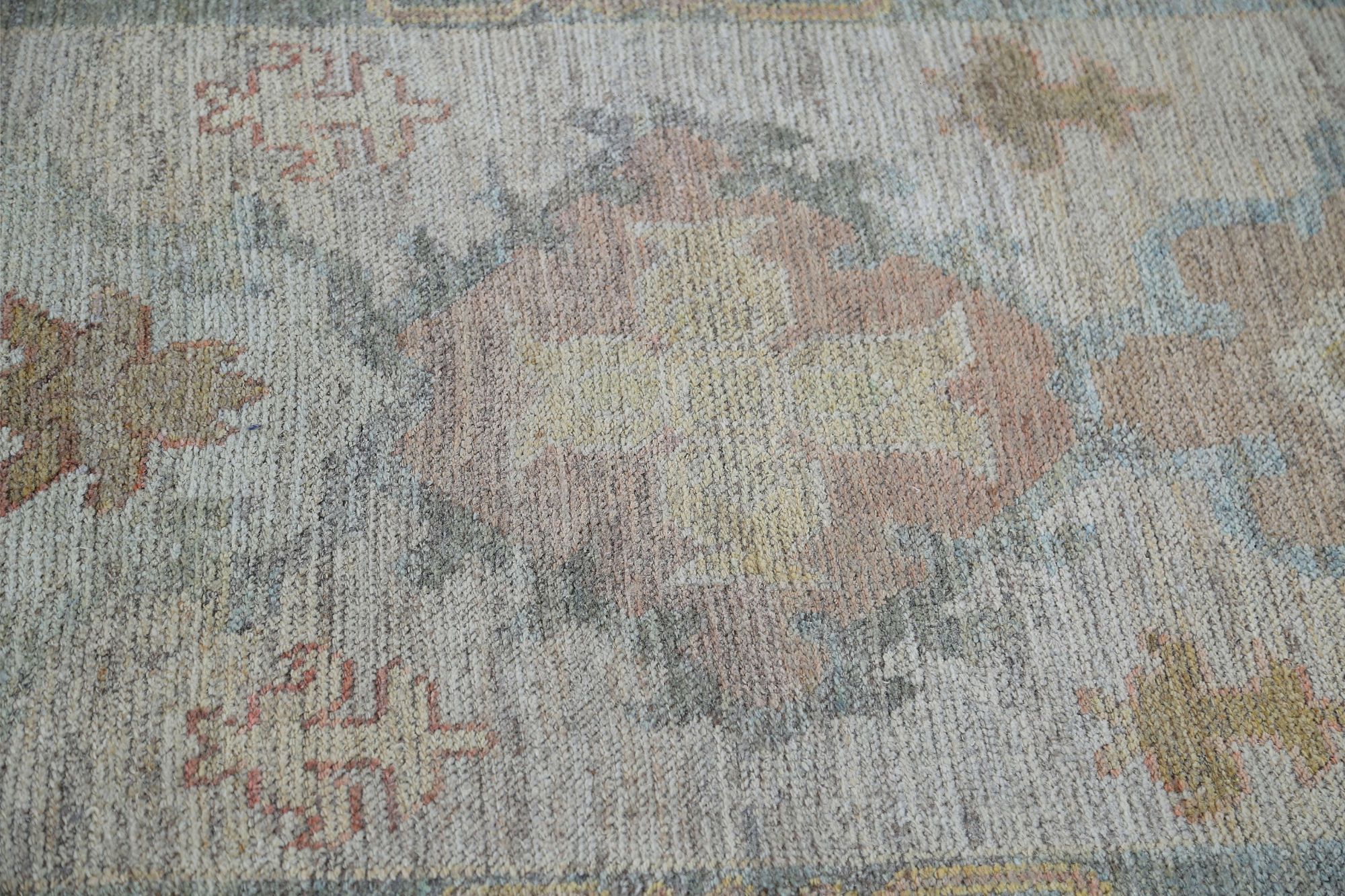 Thumbnail 2 for Turkey Oushak Tribal Rug 95454