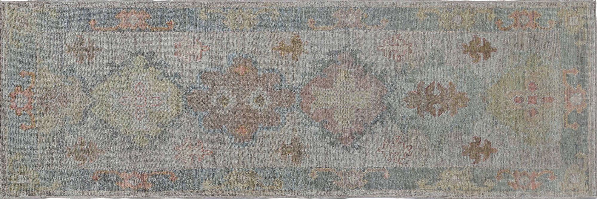 Thumbnail 15 for Turkey Oushak Tribal Rug 95454