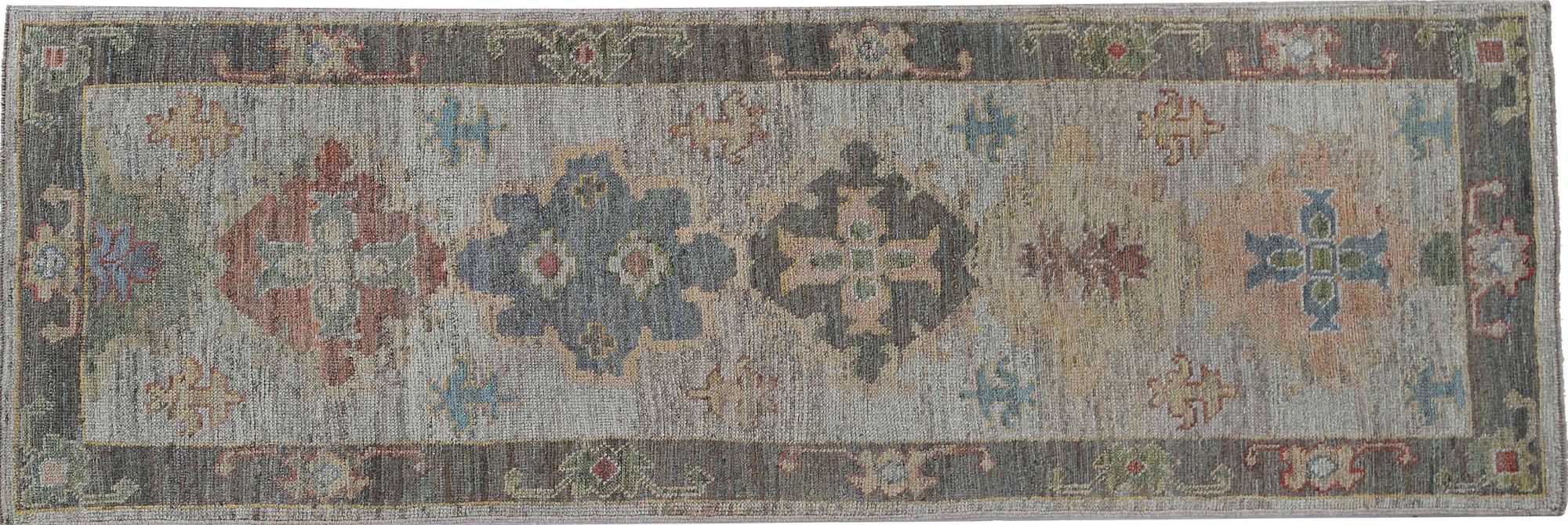 Thumbnail 15 for Turkey Oushak Tribal Rug 95456