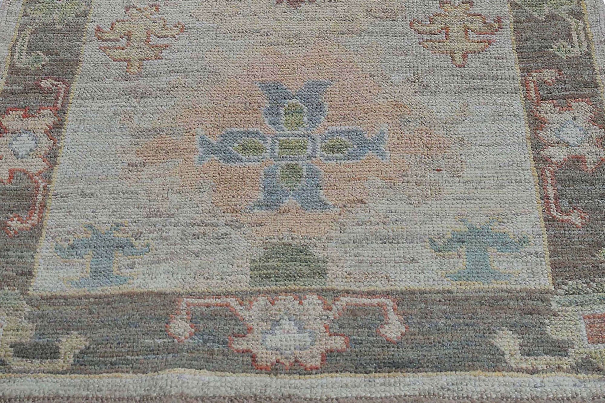 Thumbnail 4 for Turkey Oushak Tribal Rug 95456