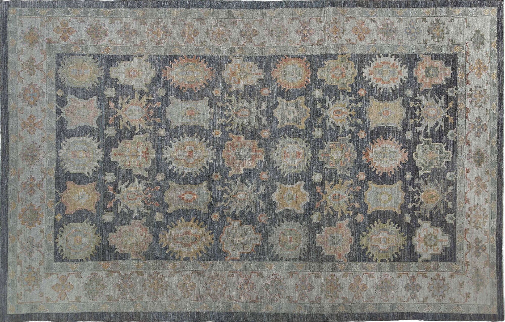 Thumbnail 12 for Turkey Oushak Tribal Rug 95460