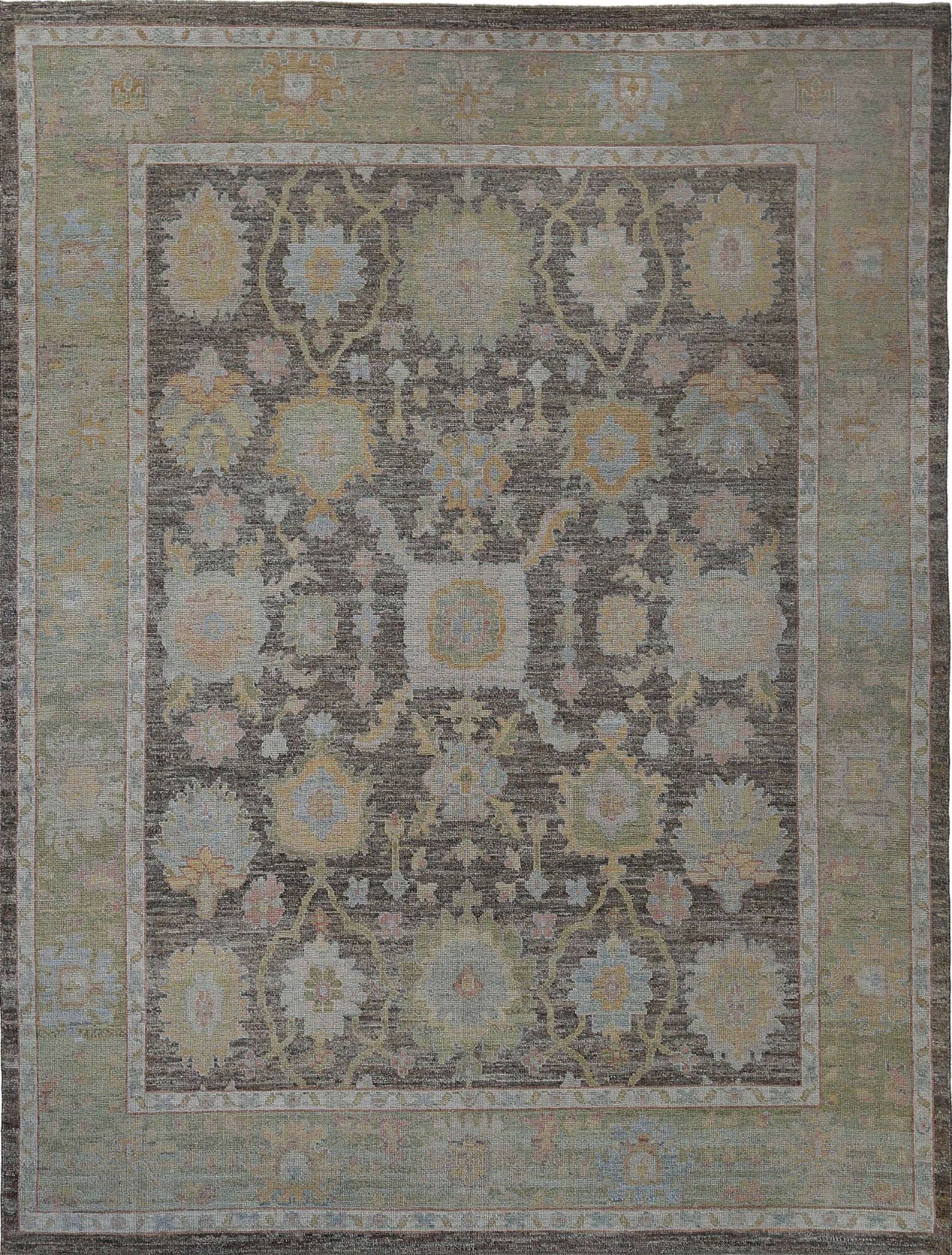 Thumbnail 2 for Turkey Oushak Tribal Rug 95461