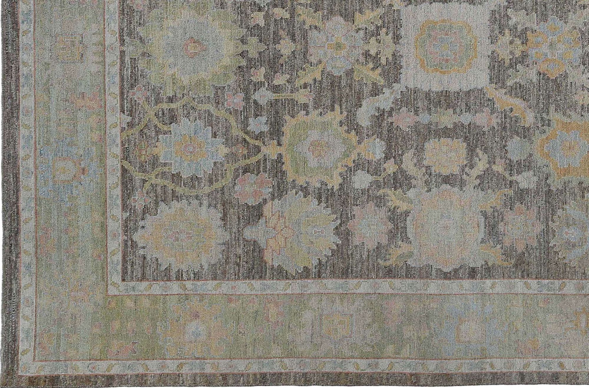 Thumbnail 7 for Turkey Oushak Tribal Rug 95461