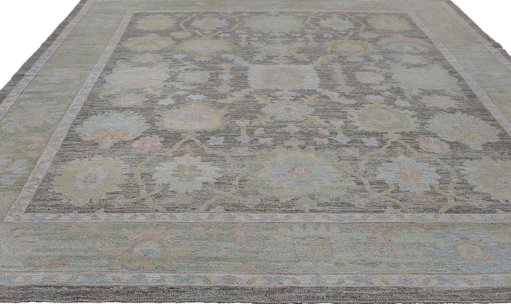 Thumbnail 14 for Turkey Oushak Tribal Rug 95461