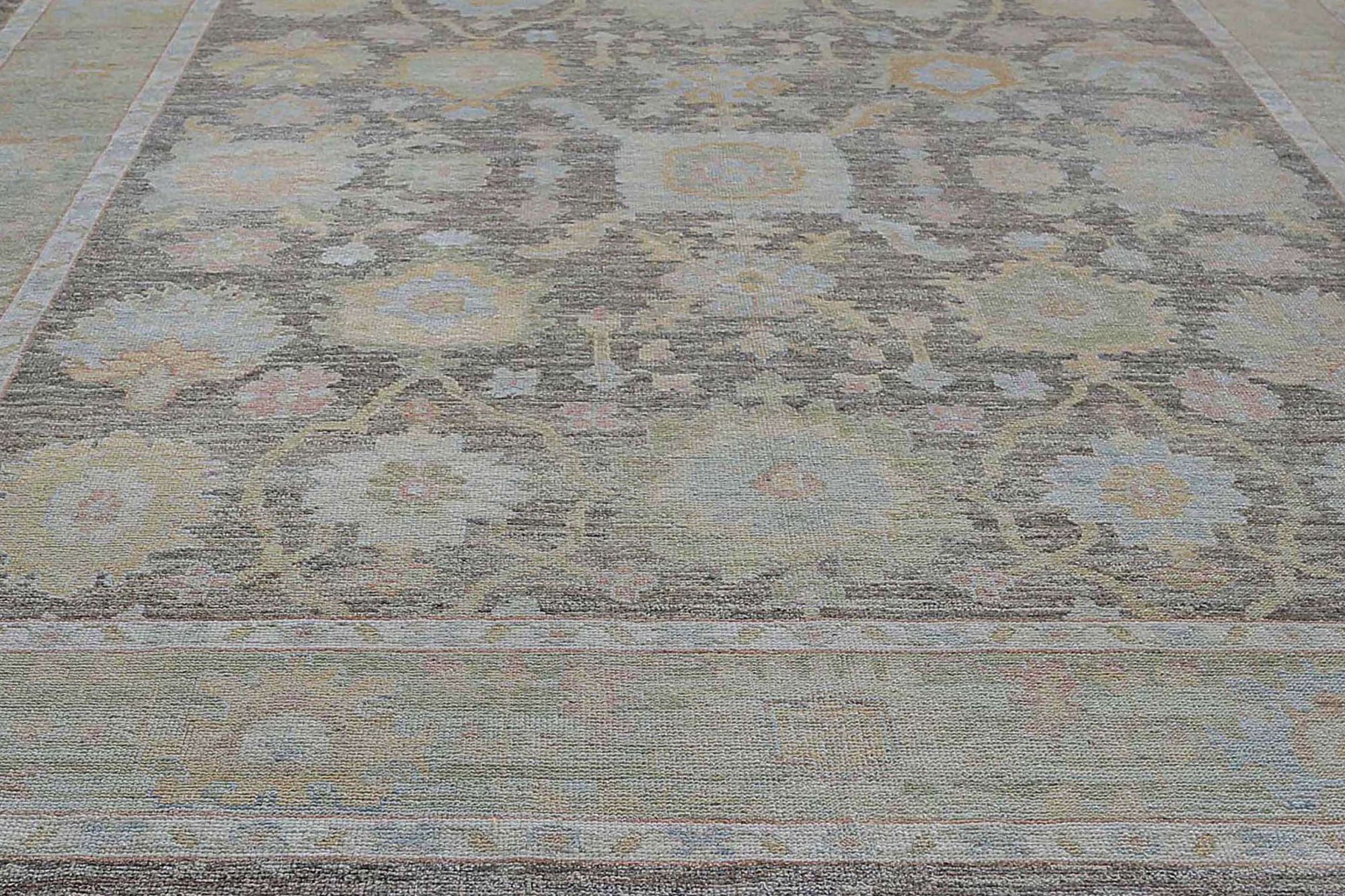 Thumbnail 10 for Turkey Oushak Tribal Rug 95461